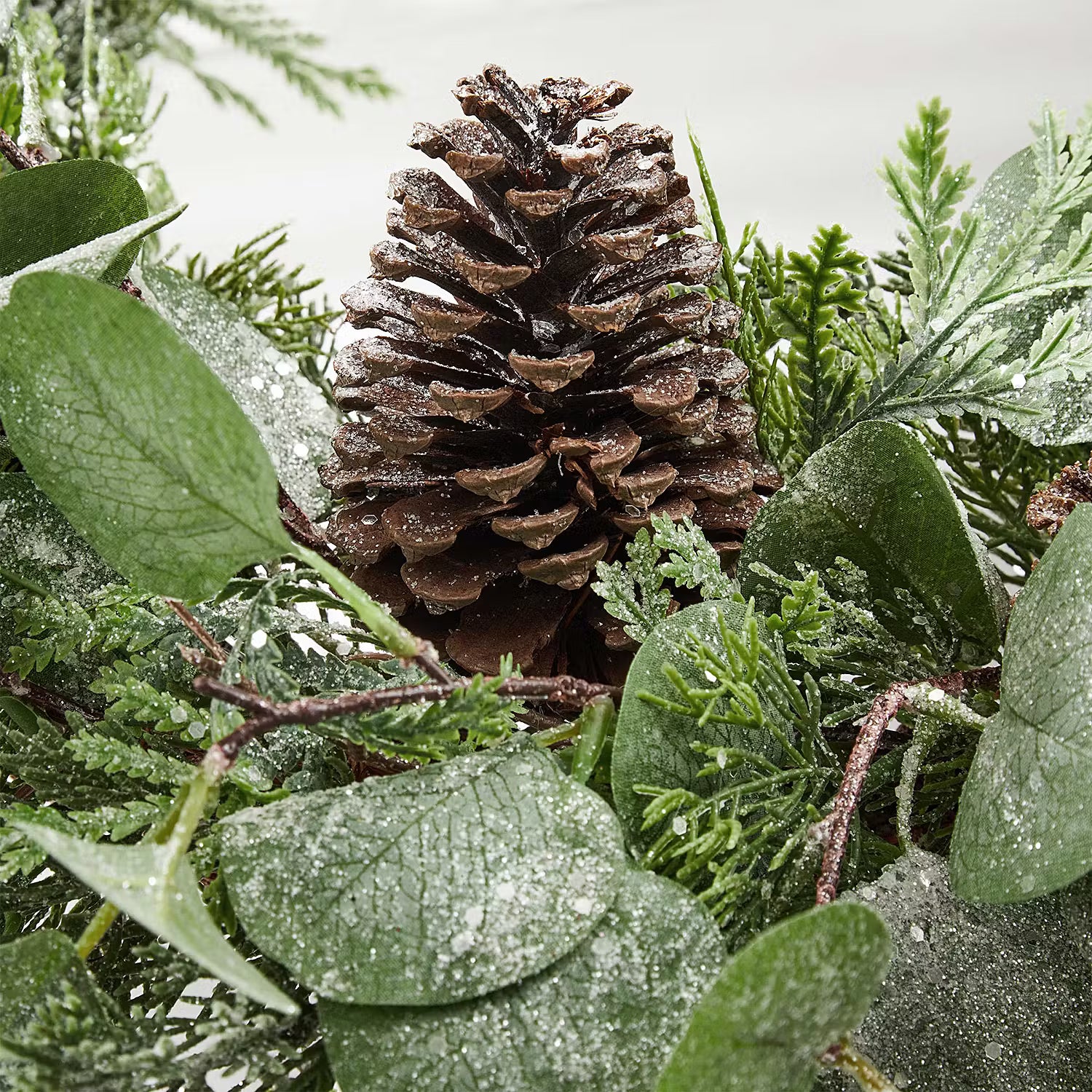 FLORISTA Kranz Eukalyptus - Polyester PVC - Grün