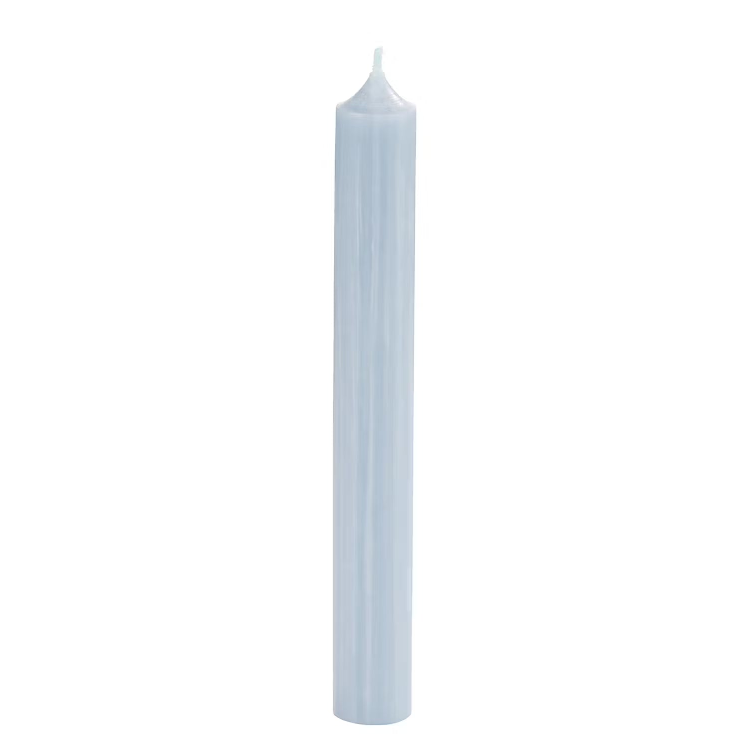 RAINBOW Stabkerze 6er-Set - Paraffin - Pastellblau