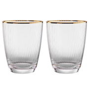 GOLDEN TWENTIES Trinkglas 2er-Set - Klarglas - Transparent