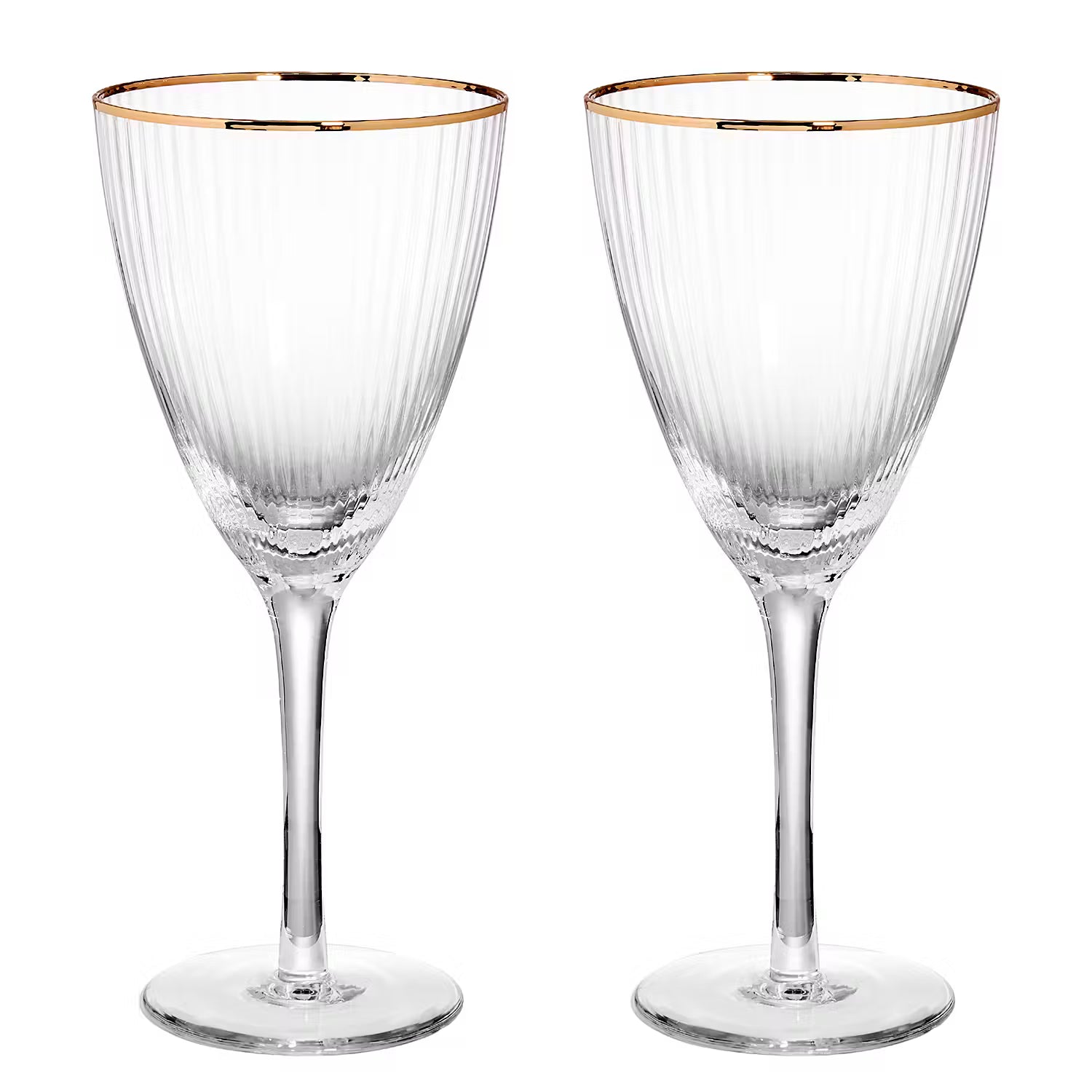 GOLDEN TWENTIES Weinglas 2er-Set - Klarglas - Transparent