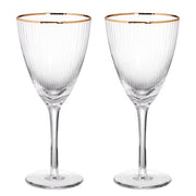 GOLDEN TWENTIES Weinglas 2er-Set - Klarglas - Transparent