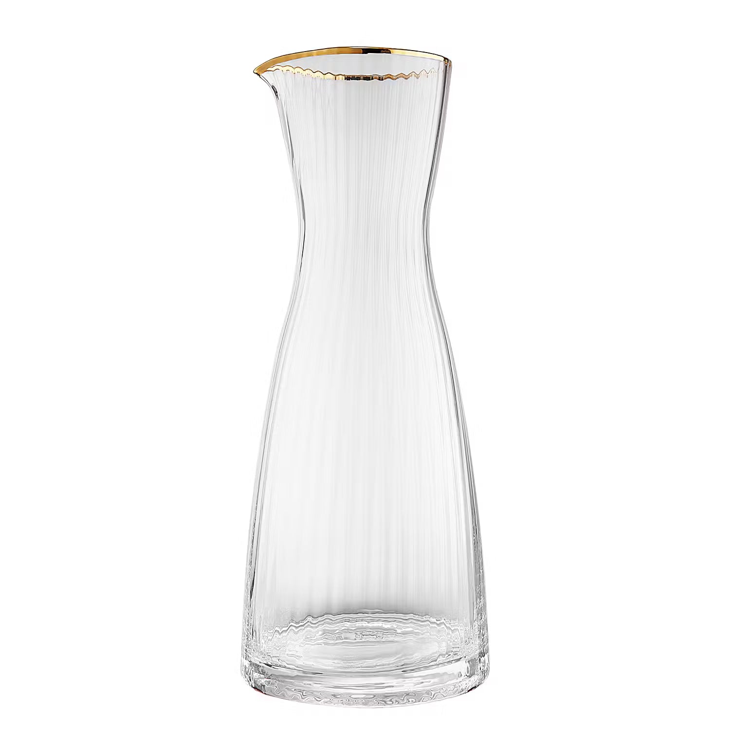 GOLDEN TWENTIES Karaffe mit 2 Gläser - Klarglas - Transparent