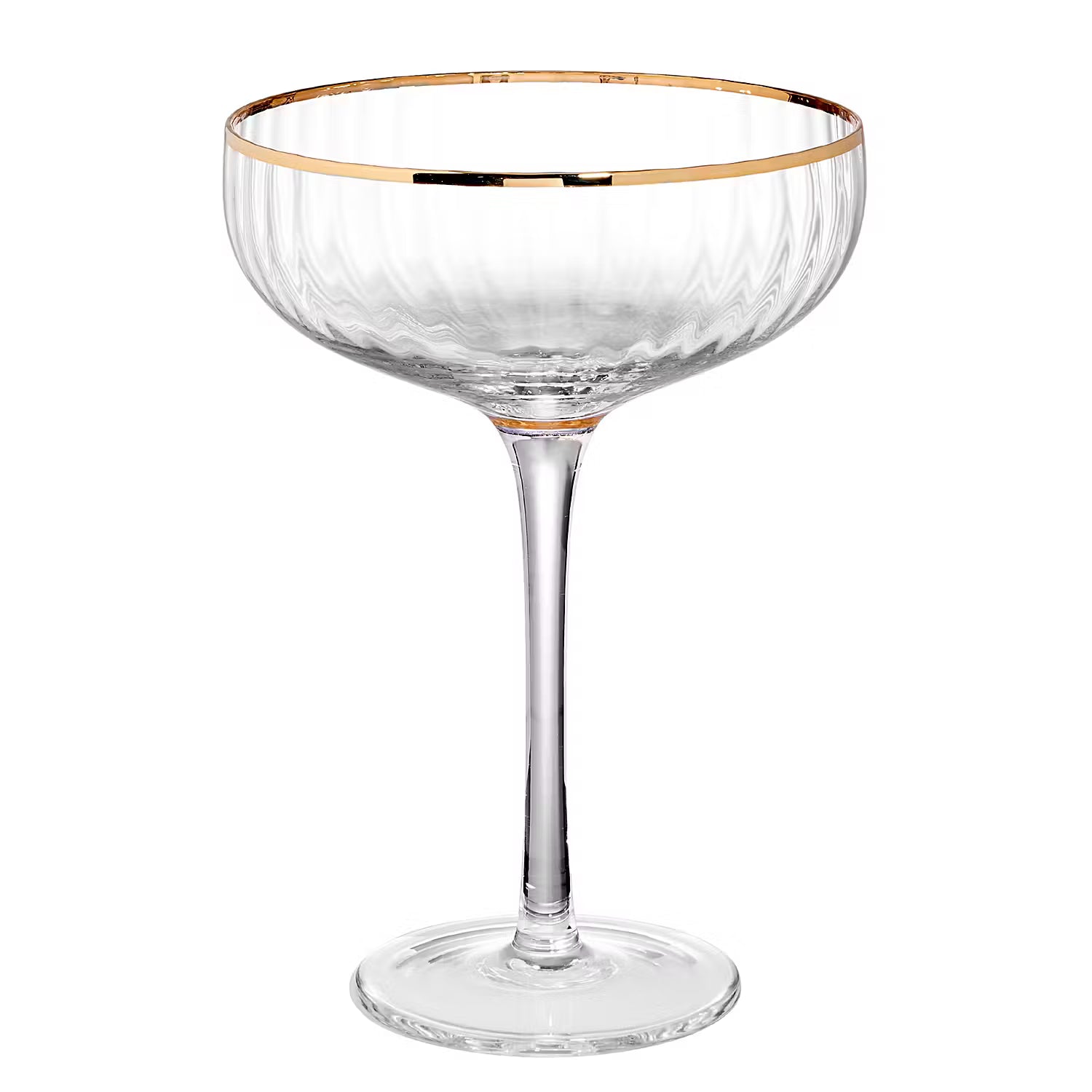 GOLDEN TWENTIES Champagnerschale 2er-Set - Klarglas - Transparent