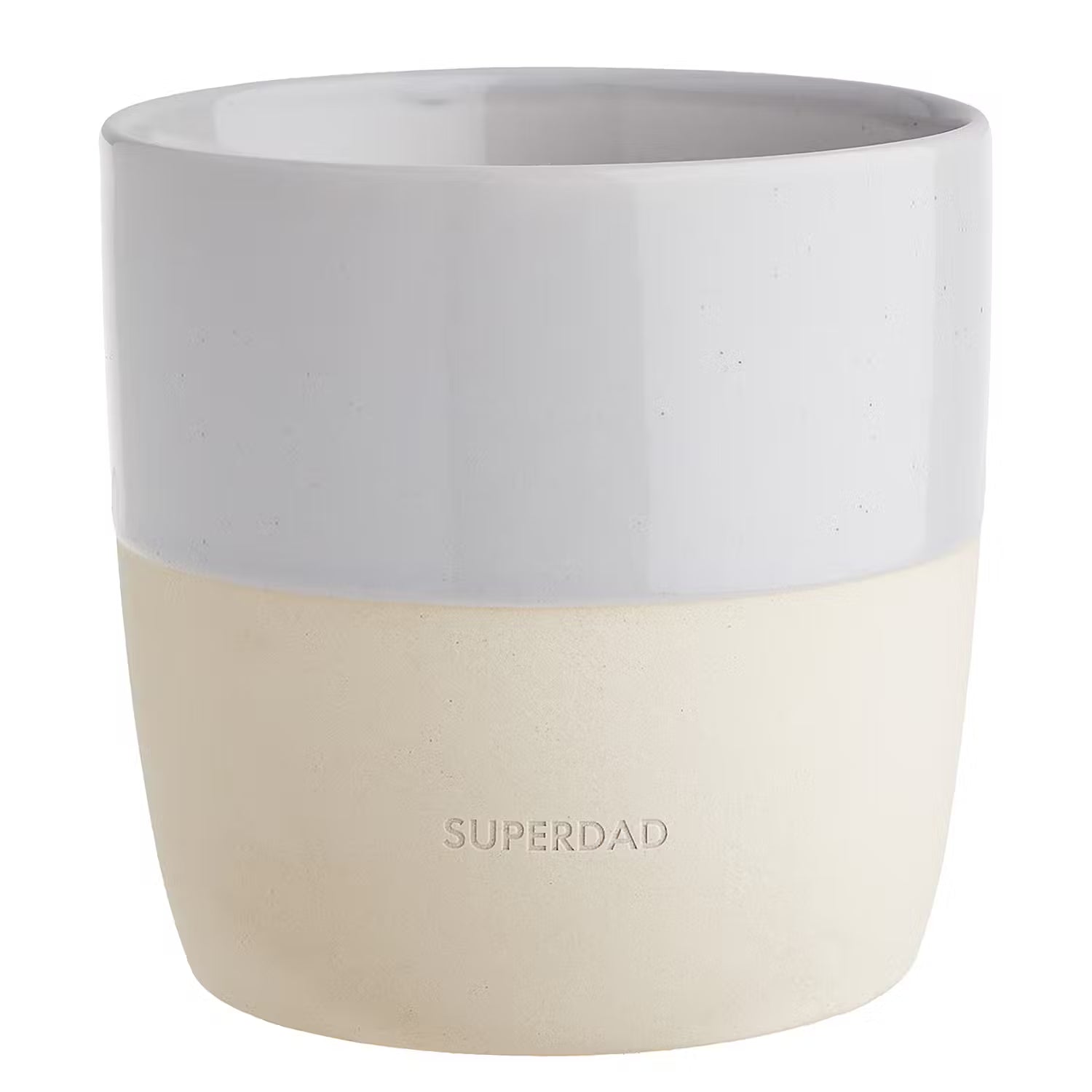 ME TIME Tasse Superdad - Steinzeug - Hellgrau