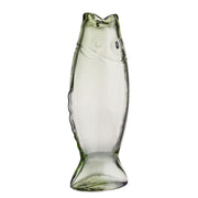 BACALHAU Vase Fisch - Klarglas - Pastellgrün