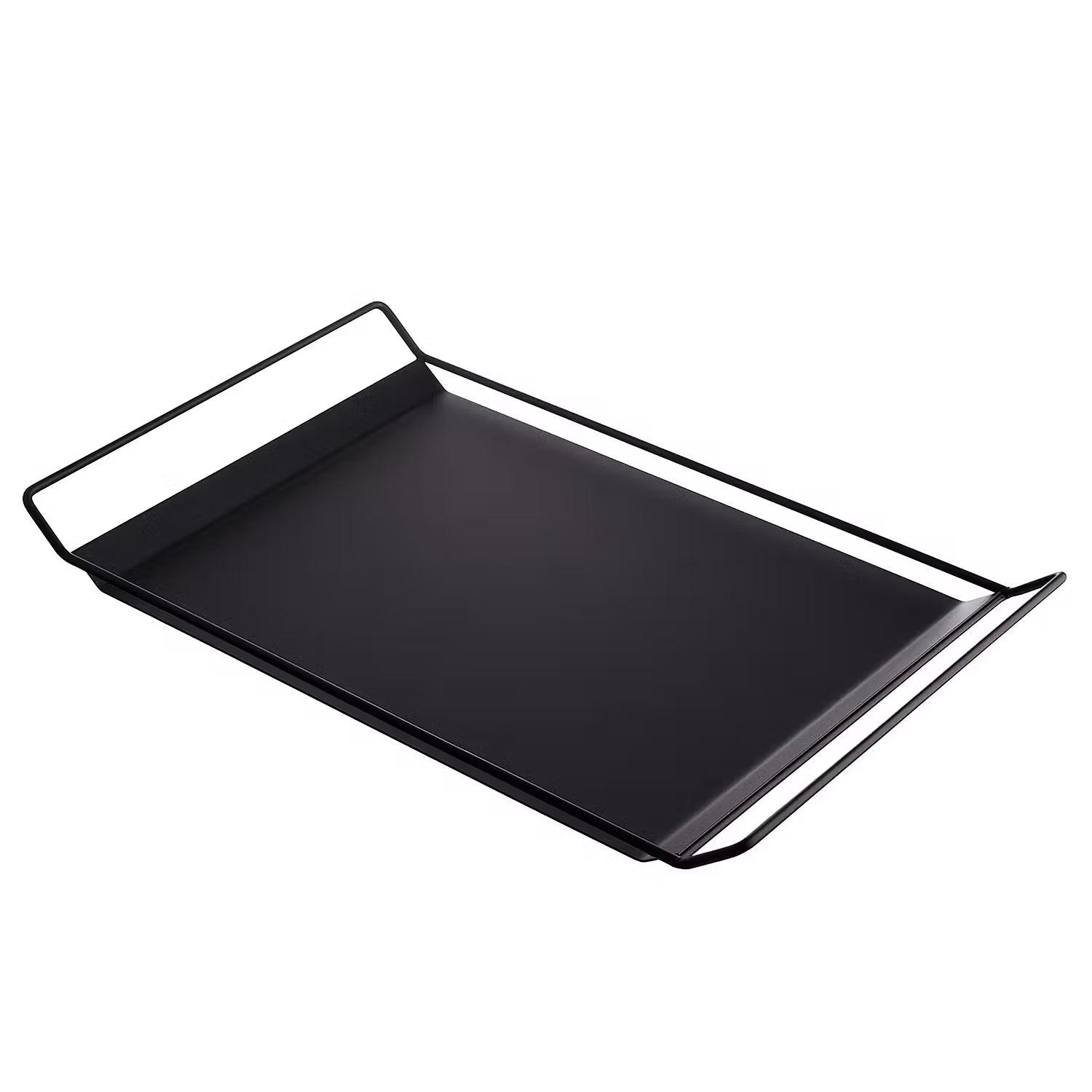 SIDELIE Tablett - Metall - Schwarz