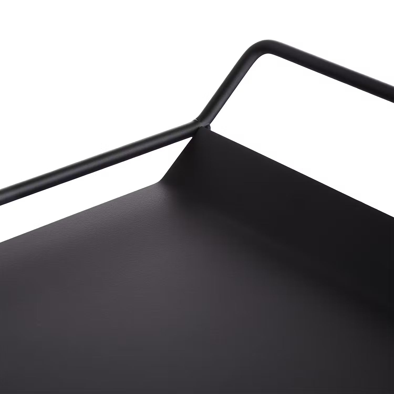 SIDELIE Tablett - Metall - Schwarz