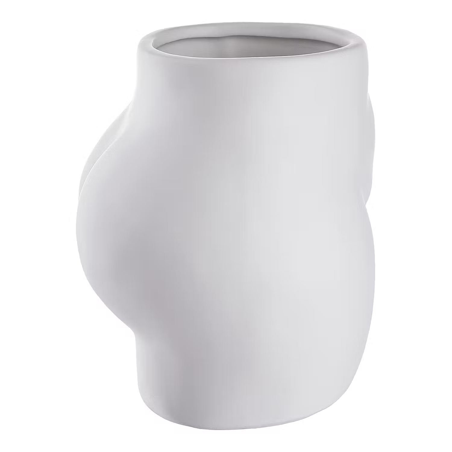 BOODY Blumentopf/Vase - Dolomit - Weiß