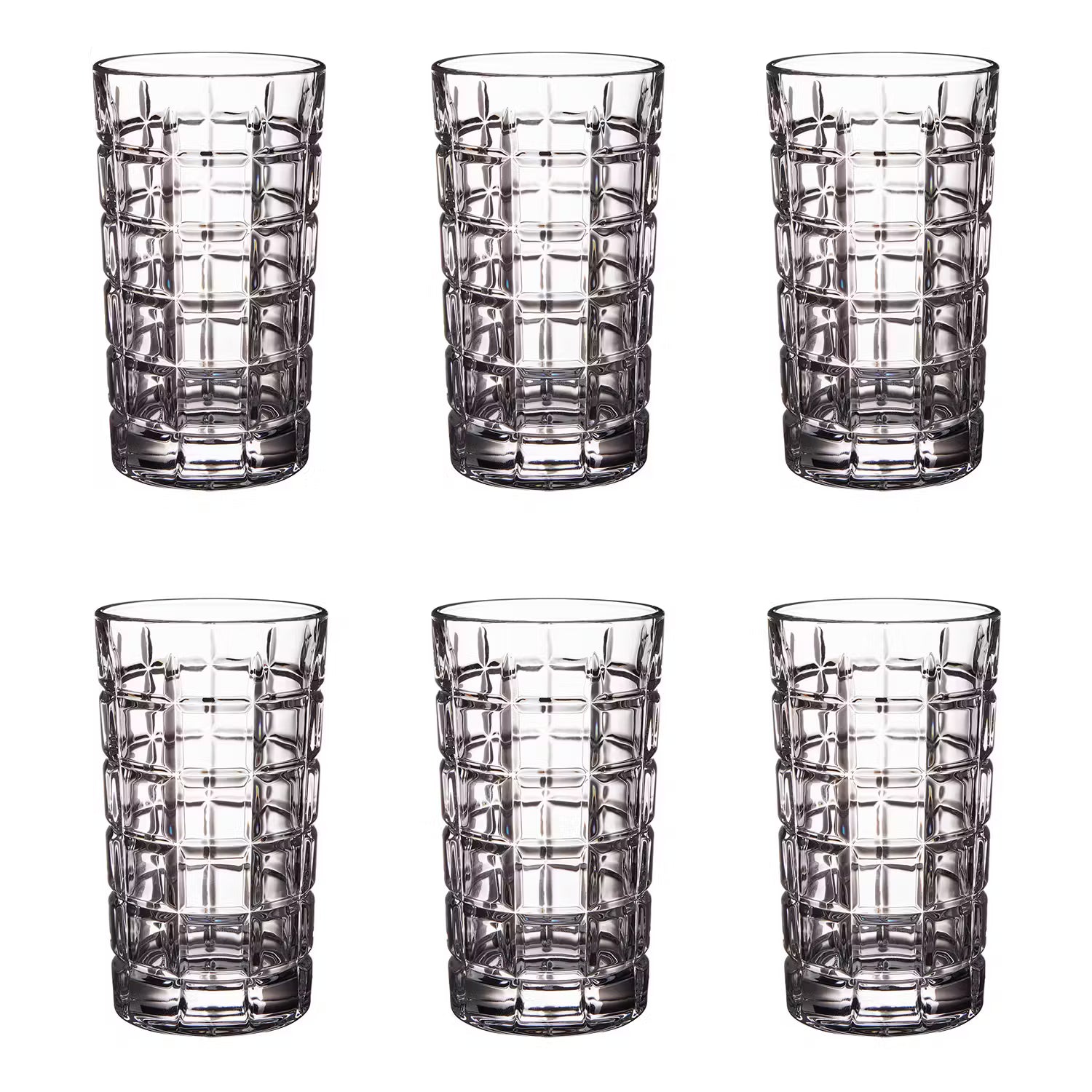 MADISON Longdrinkglas 6er-Set - Klarglas - Transparent