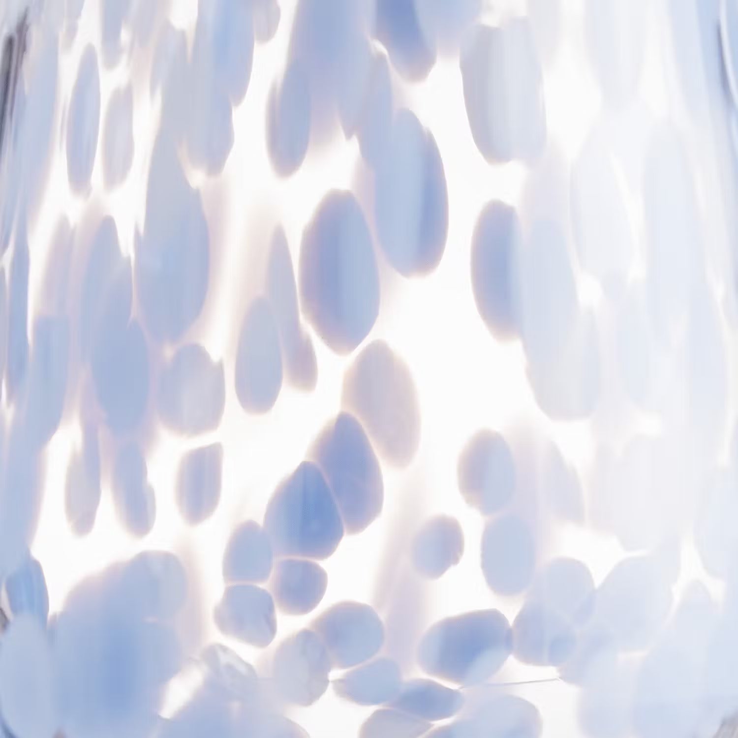 CONFETTI Trinkglas 6er-Set - Klarglas - Blau