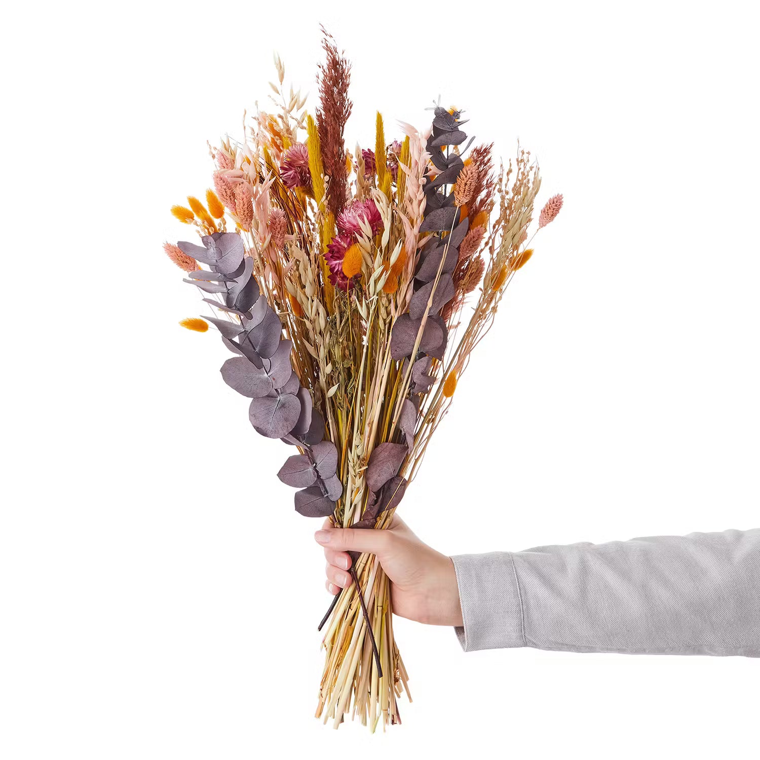 FLOWER MARKET Trockenblumen Feldblumenstrauß - Natur - Mehrfarbig