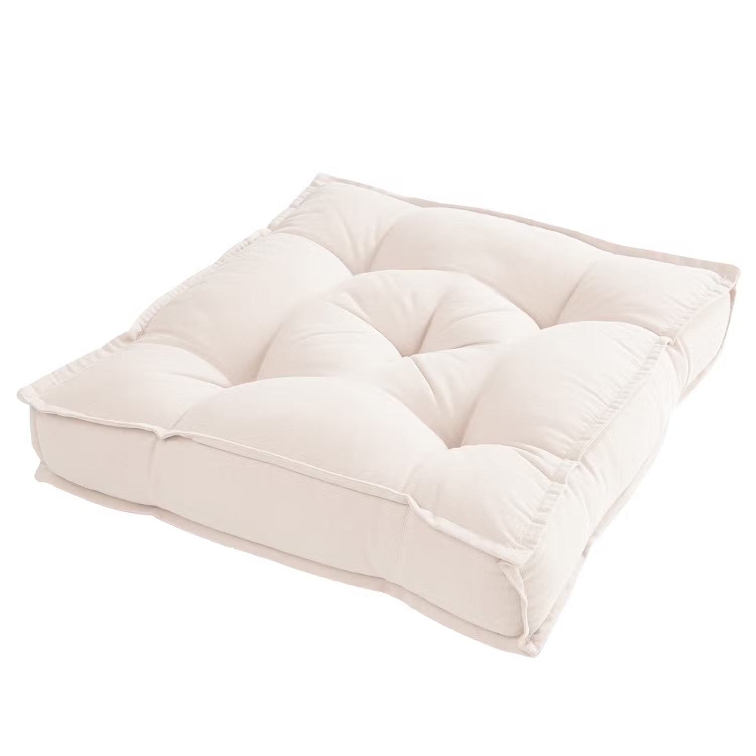 SOLID Sitzkissen - Baumwolle / Polyester - Beige