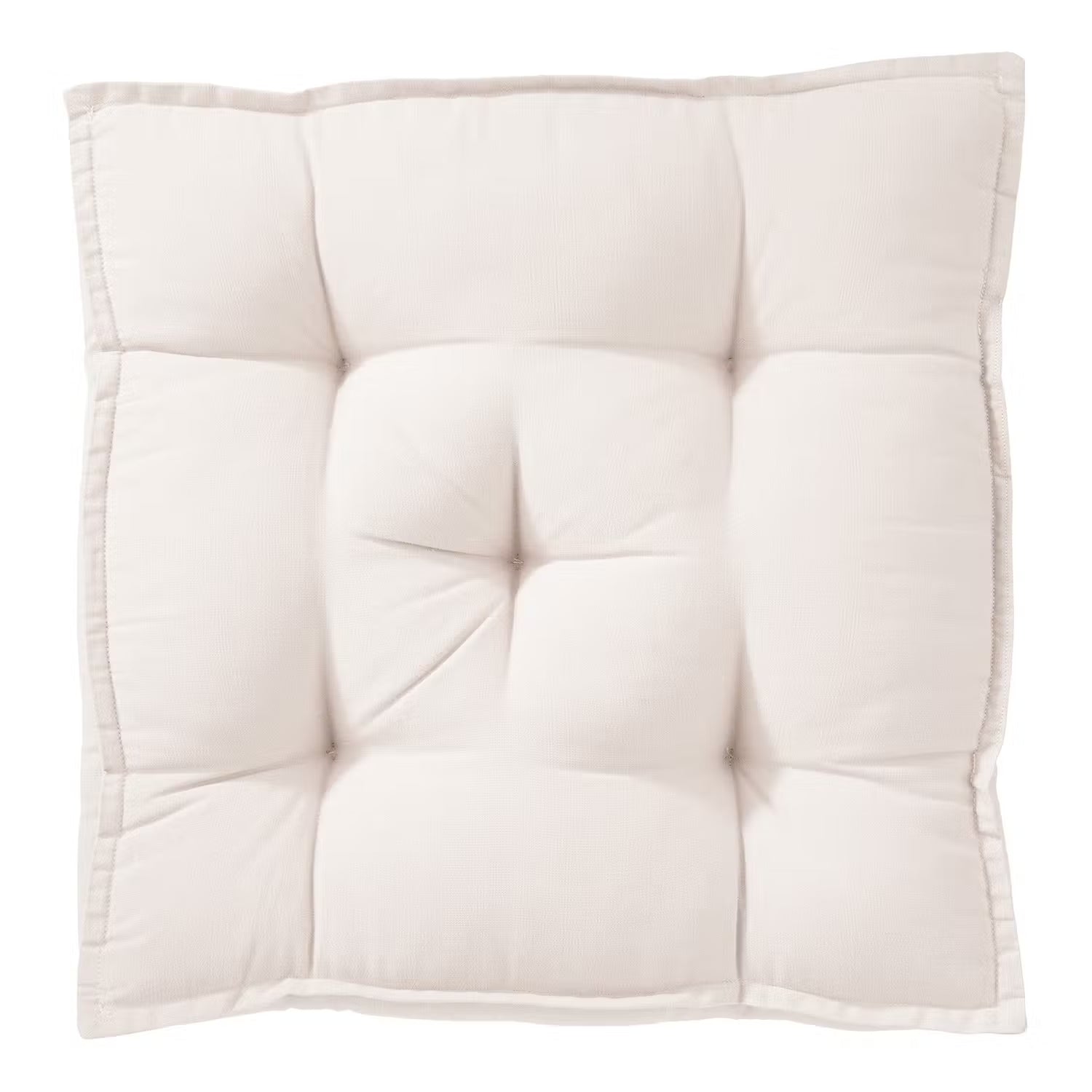SOLID Sitzkissen - Baumwolle / Polyester - Beige