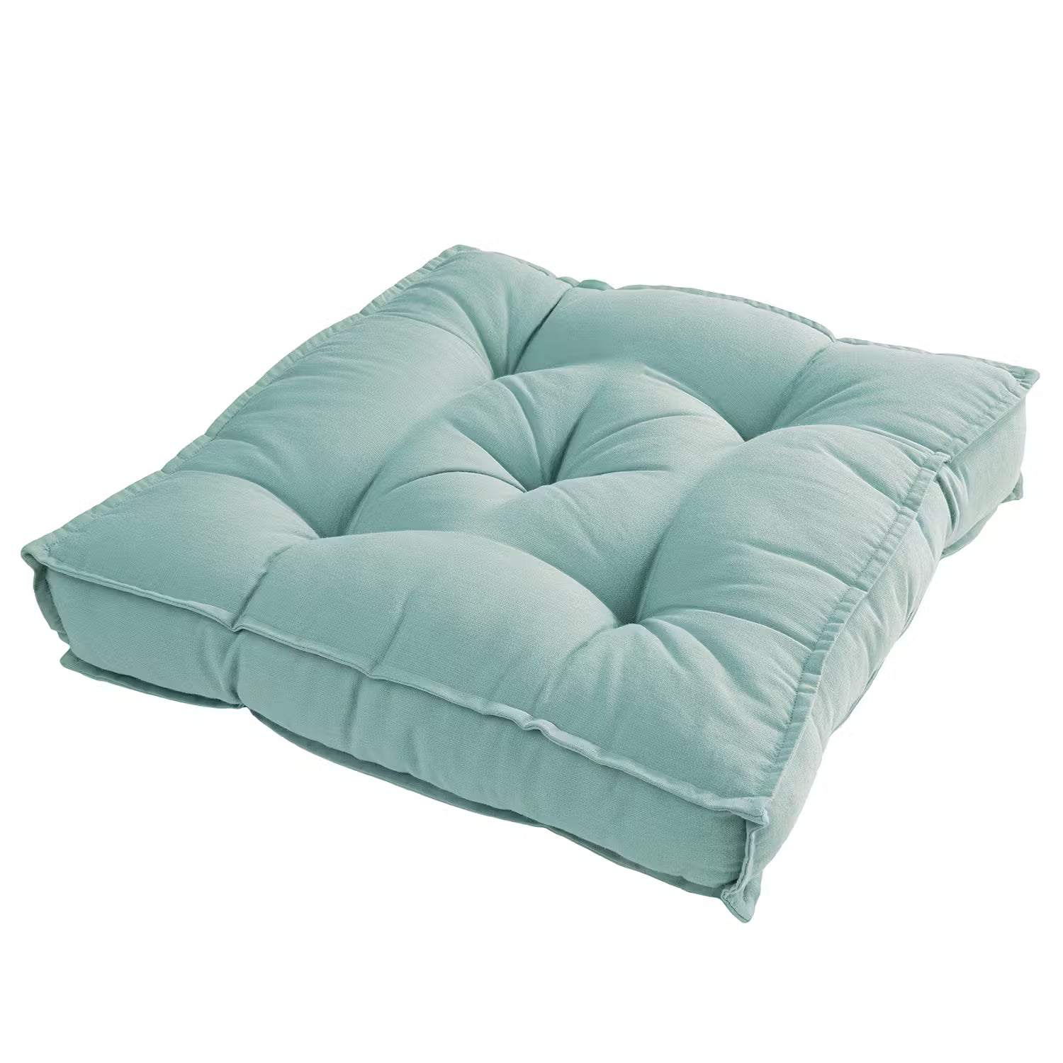 SOLID Sitzkissen - Baumwolle / Polyester - Salbei