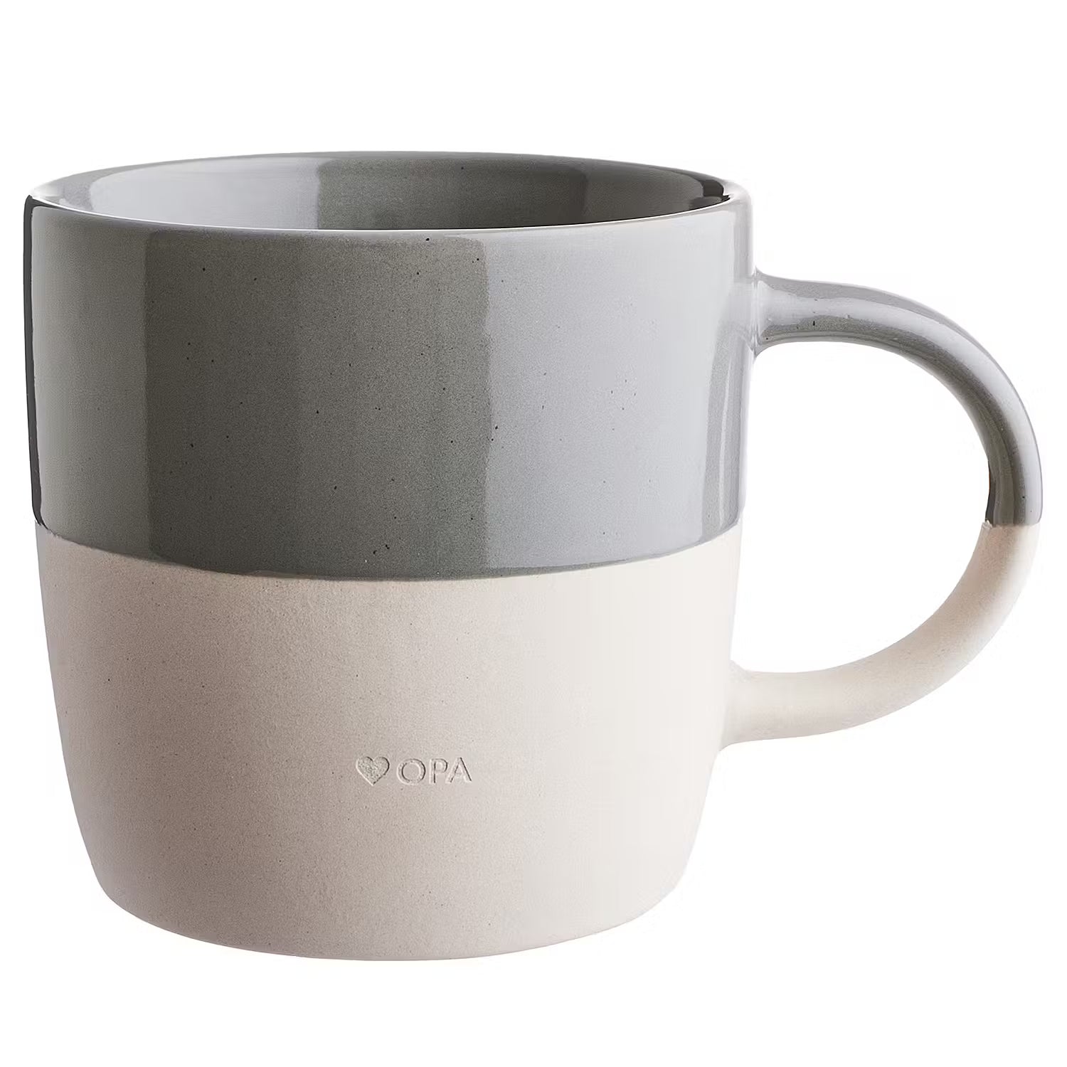 ME TIME Tasse Opa - Steinzeug - Dunkelgrau