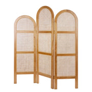 WIENER MELANGE Paravent - Mindiholz / Rattan -Natur