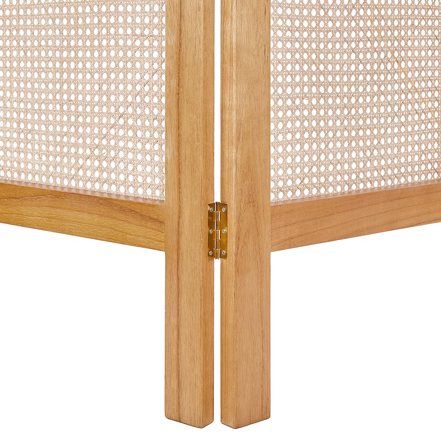 WIENER MELANGE Paravent - Mindiholz / Rattan -Natur