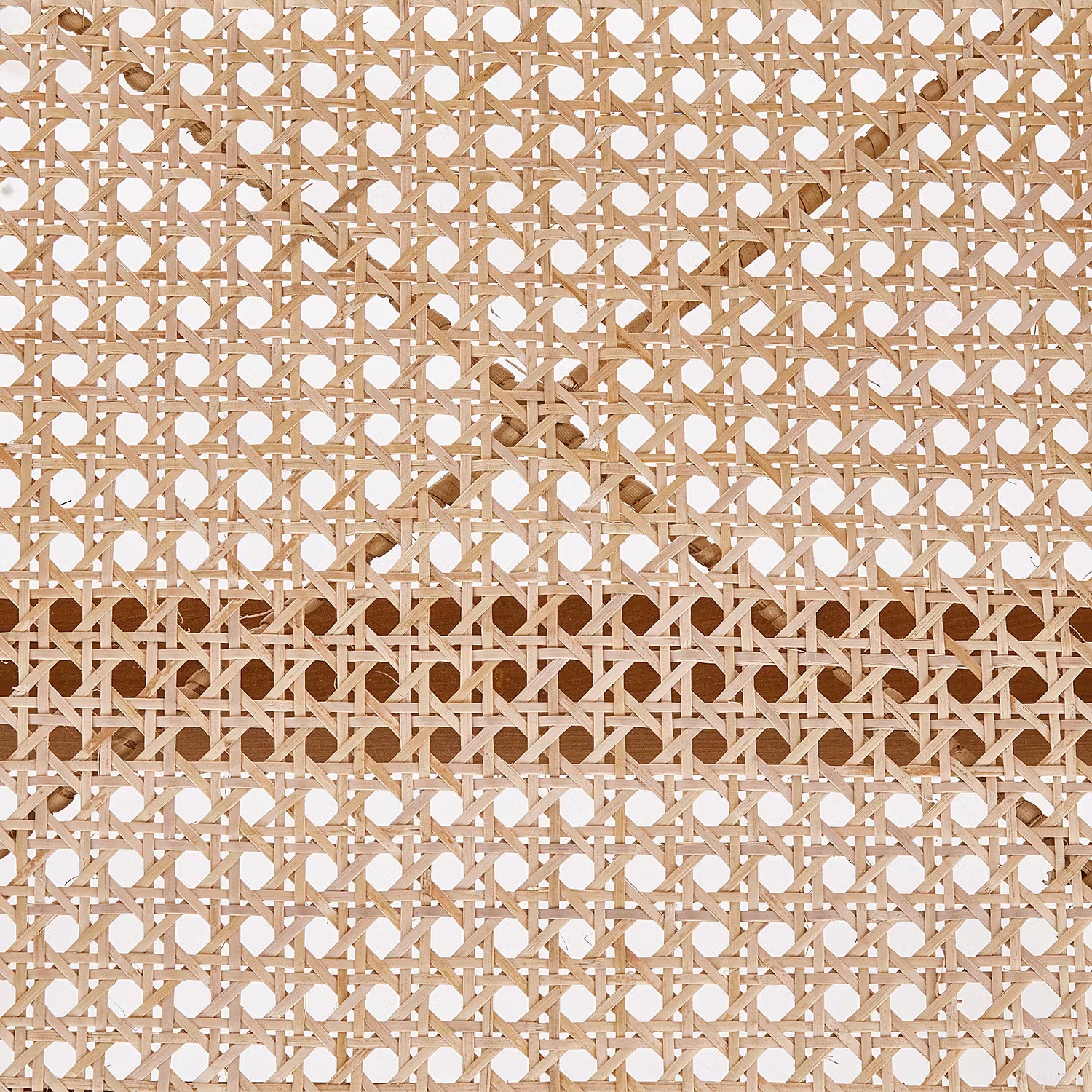 WIENER MELANGE Stuhl mit Armlehnen - Teakholz / Rattan -Natur