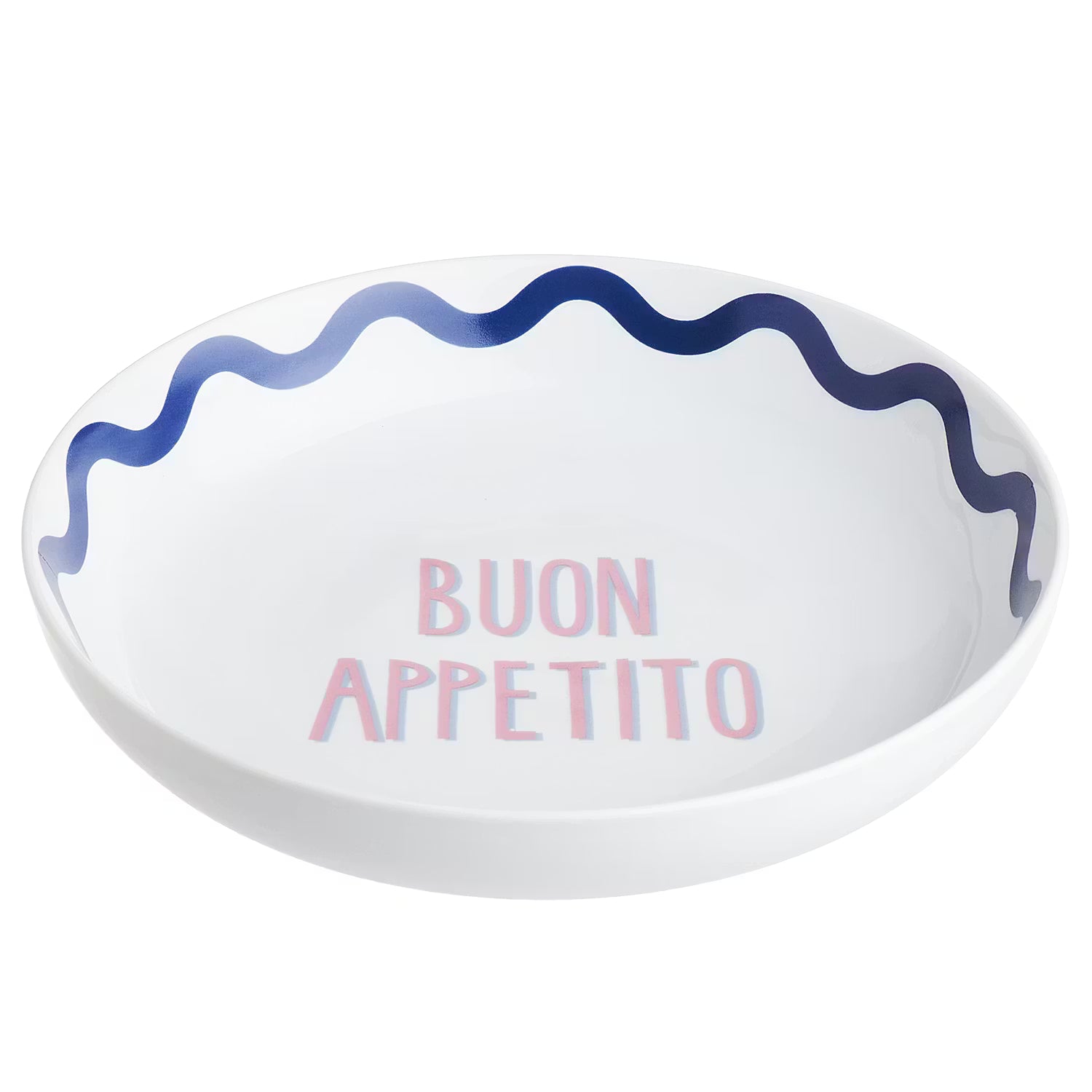 VACANZA Pasta Teller Buon Appetito - Porzellan - Mehrfarbig