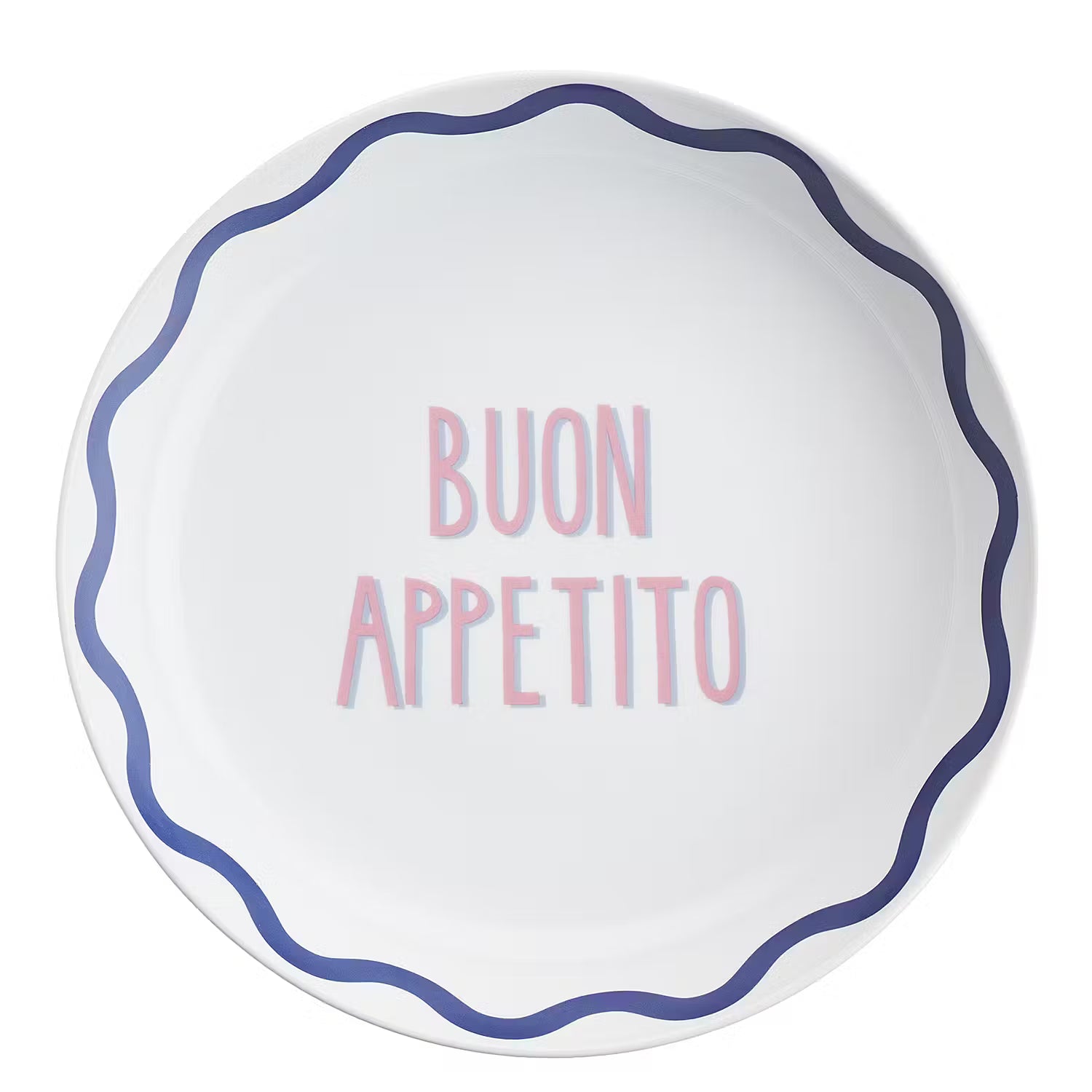 VACANZA Pasta Teller Buon Appetito - Porzellan - Mehrfarbig