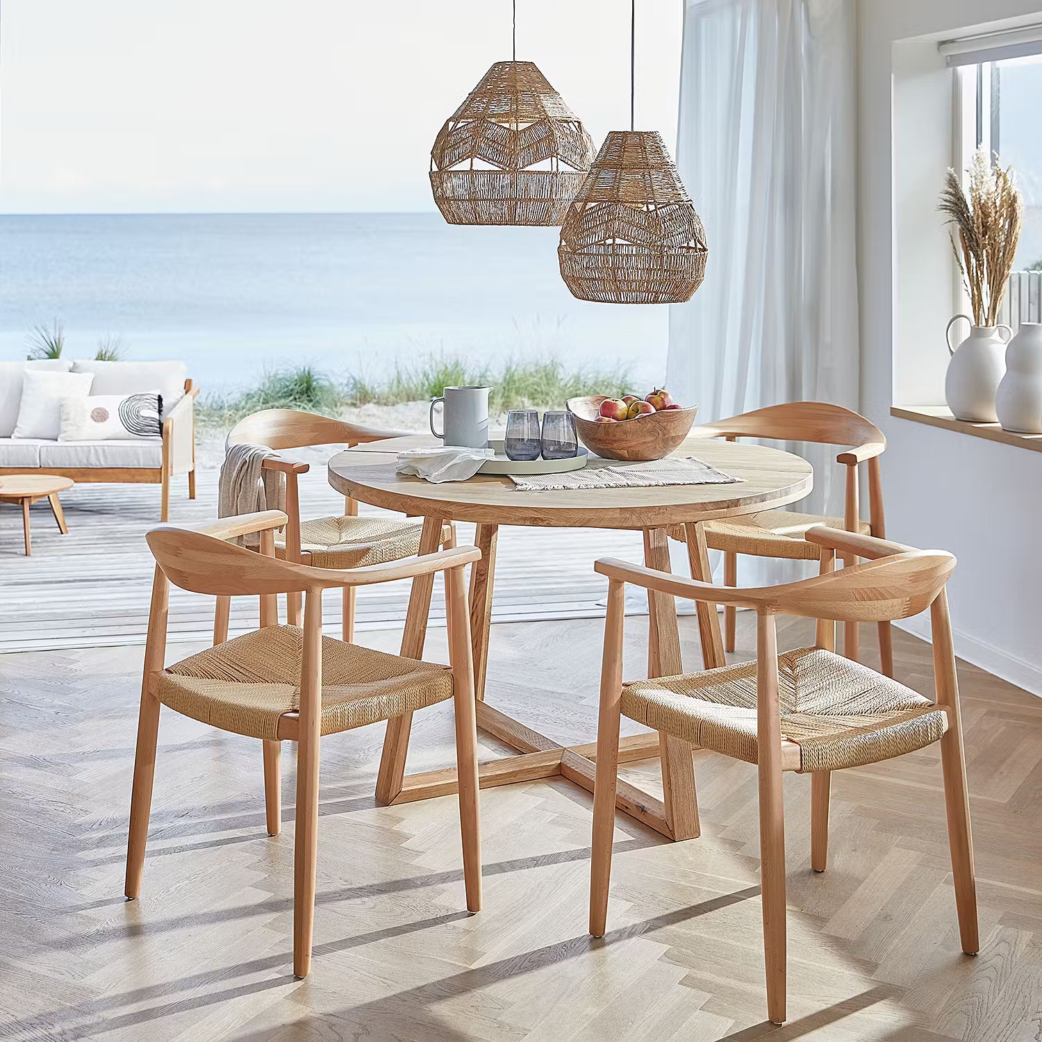 SOUTH HAMPTONS Lampenschirm - Jute - Durchmesser: 24 cm