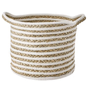 COTTON BRAID Korb - Baumwolle / Seegras - Durchmesser: 29 cm