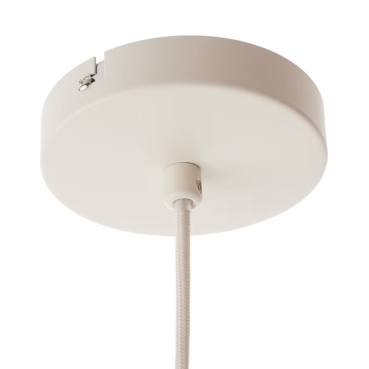 AMAL Hängeleuchte - Eisen / Polyester - 1-flammig - Beige - Durchmesser: 40 cm