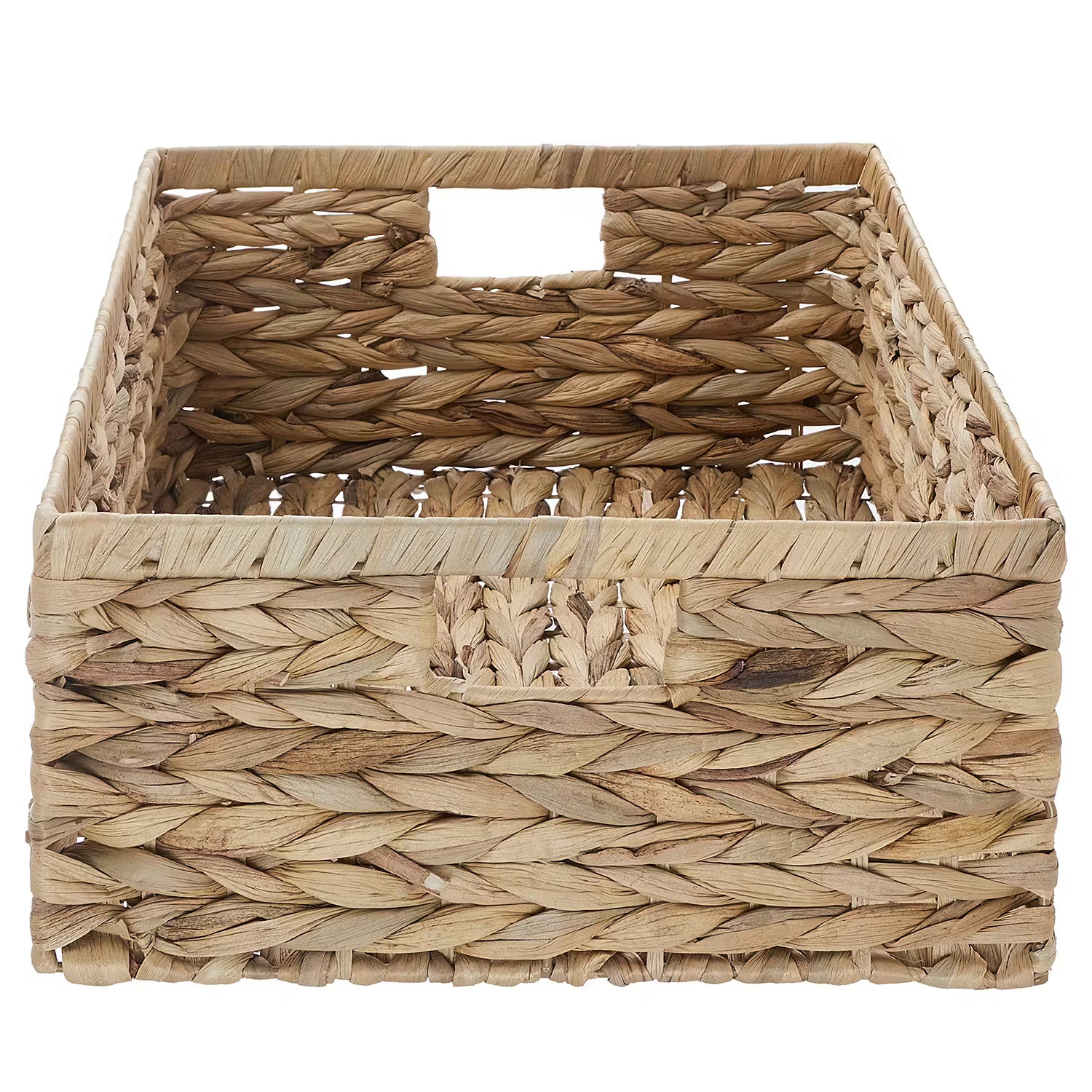 BASIC BRAID Korb - Metall / Wasserhyazinthe - 34 x 45 cm