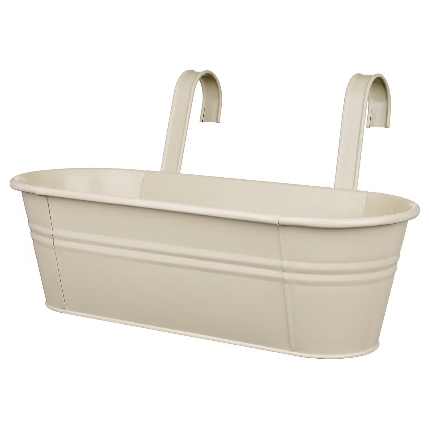 ZINC Hängekasten - Zink - Beige - Breite: 50 cm