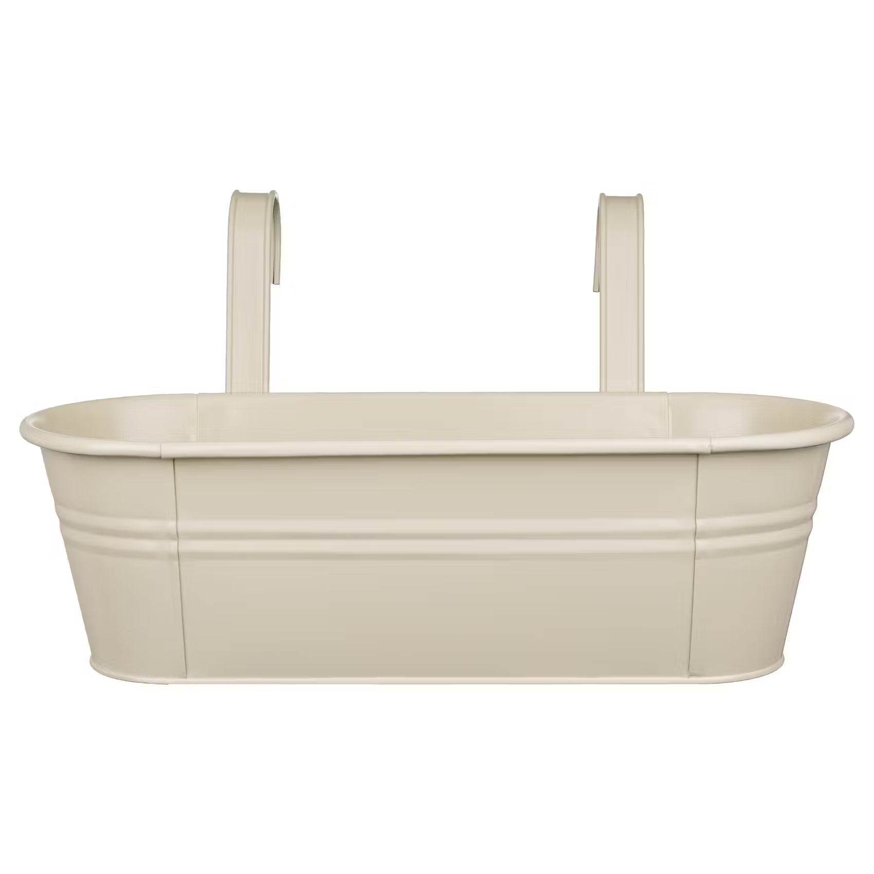 ZINC Hängekasten - Zink - Beige - Breite: 50 cm