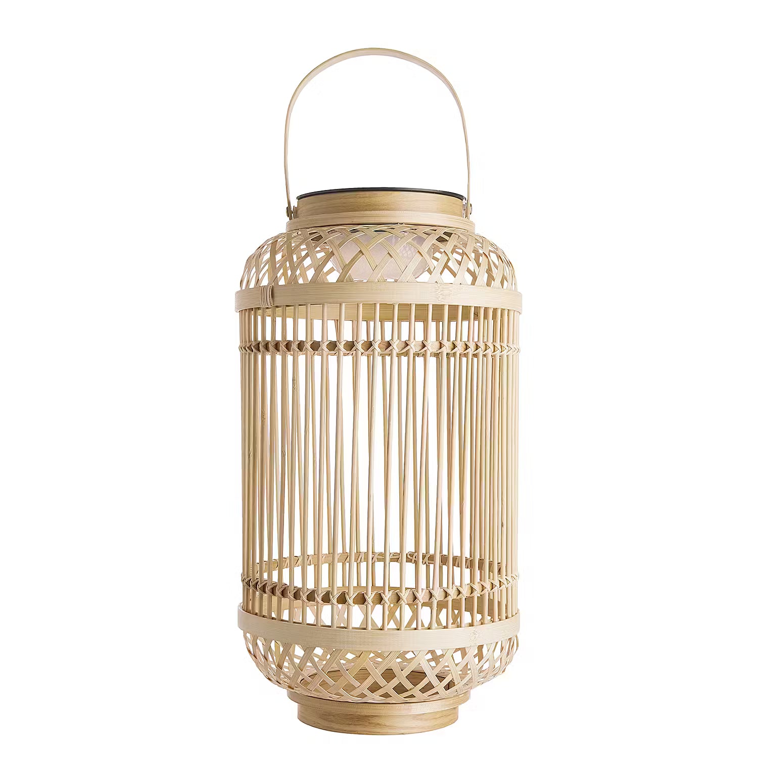 SOLANA Solarleuchte - Bambus / Kunststoff - Beige