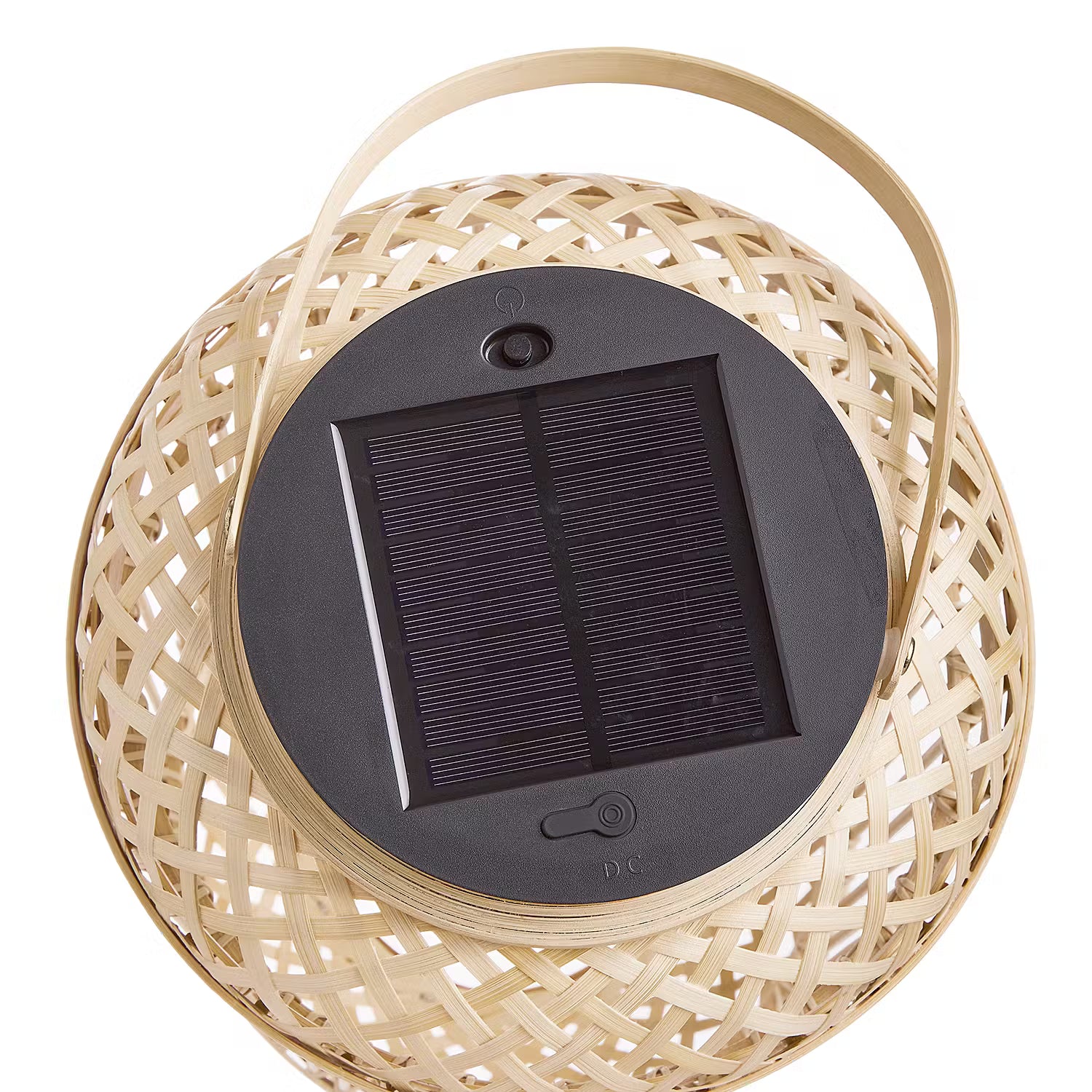 SOLANA Solarleuchte - Bambus / Kunststoff - Beige