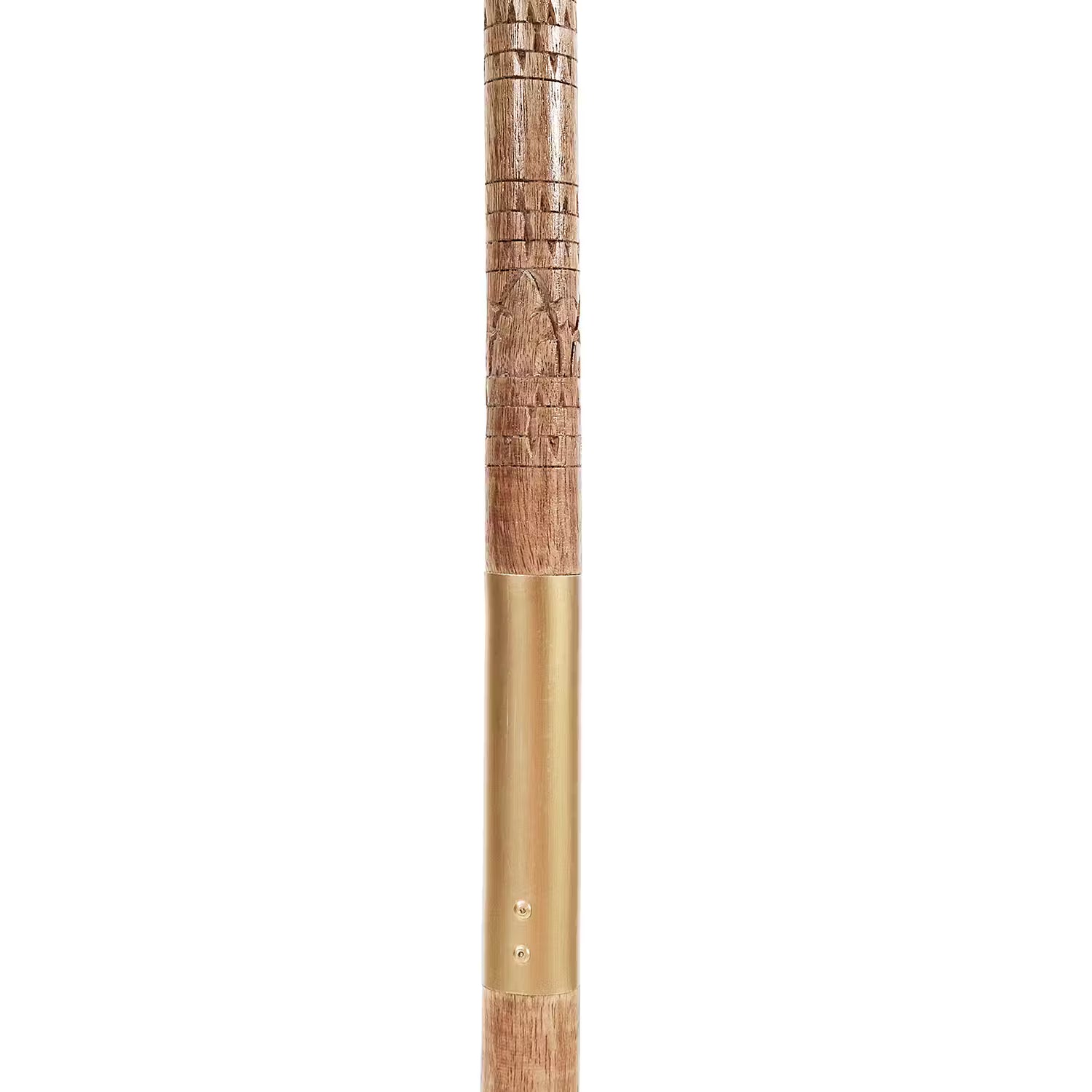 MACRAMÉ Sonnenschirm - Baumwolle / Mangoholz - Durchmesser: 120 cm