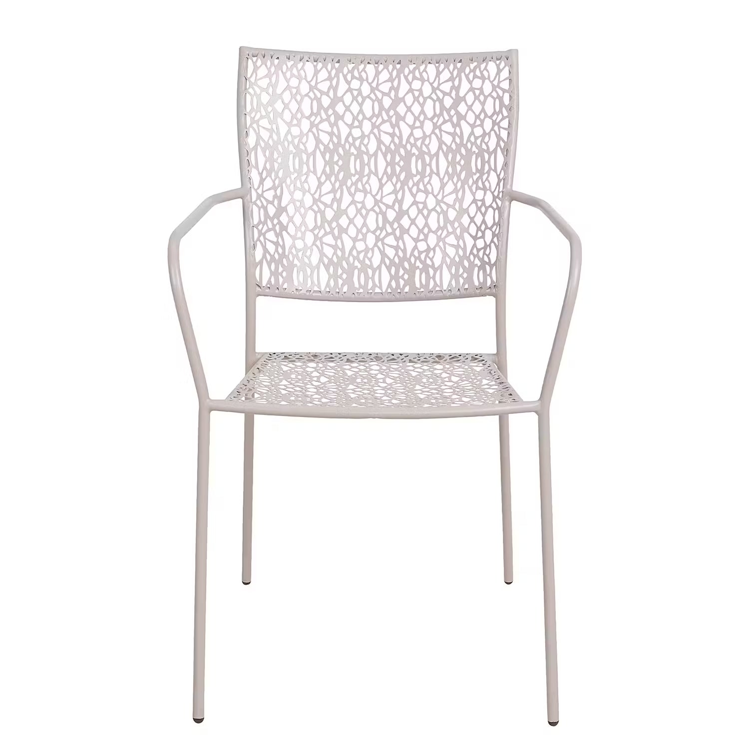 NANCY Gartenstuhl - Eisen - Beige