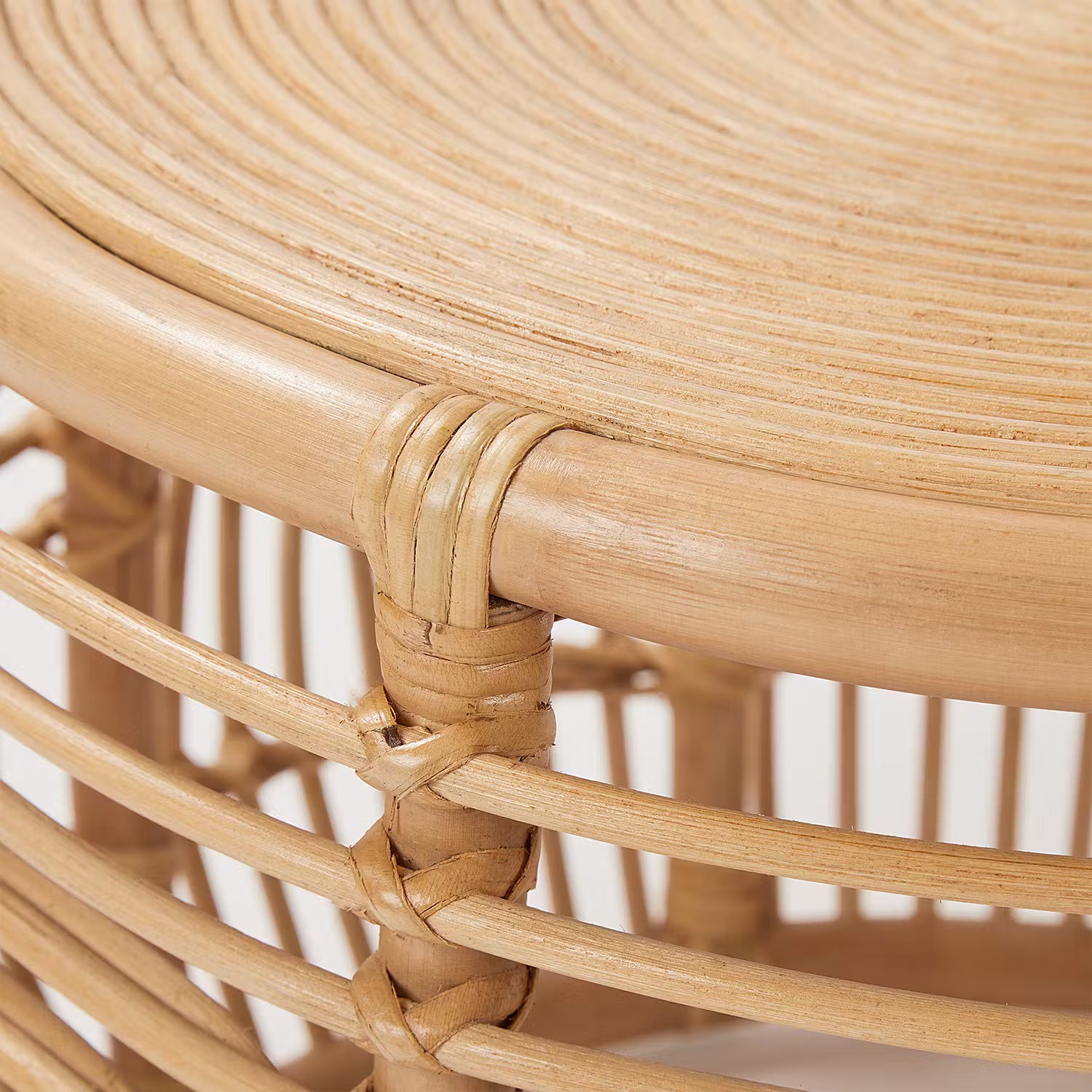 BEYOND BALI Hocker/Beistelltisch - Rattan - Natur