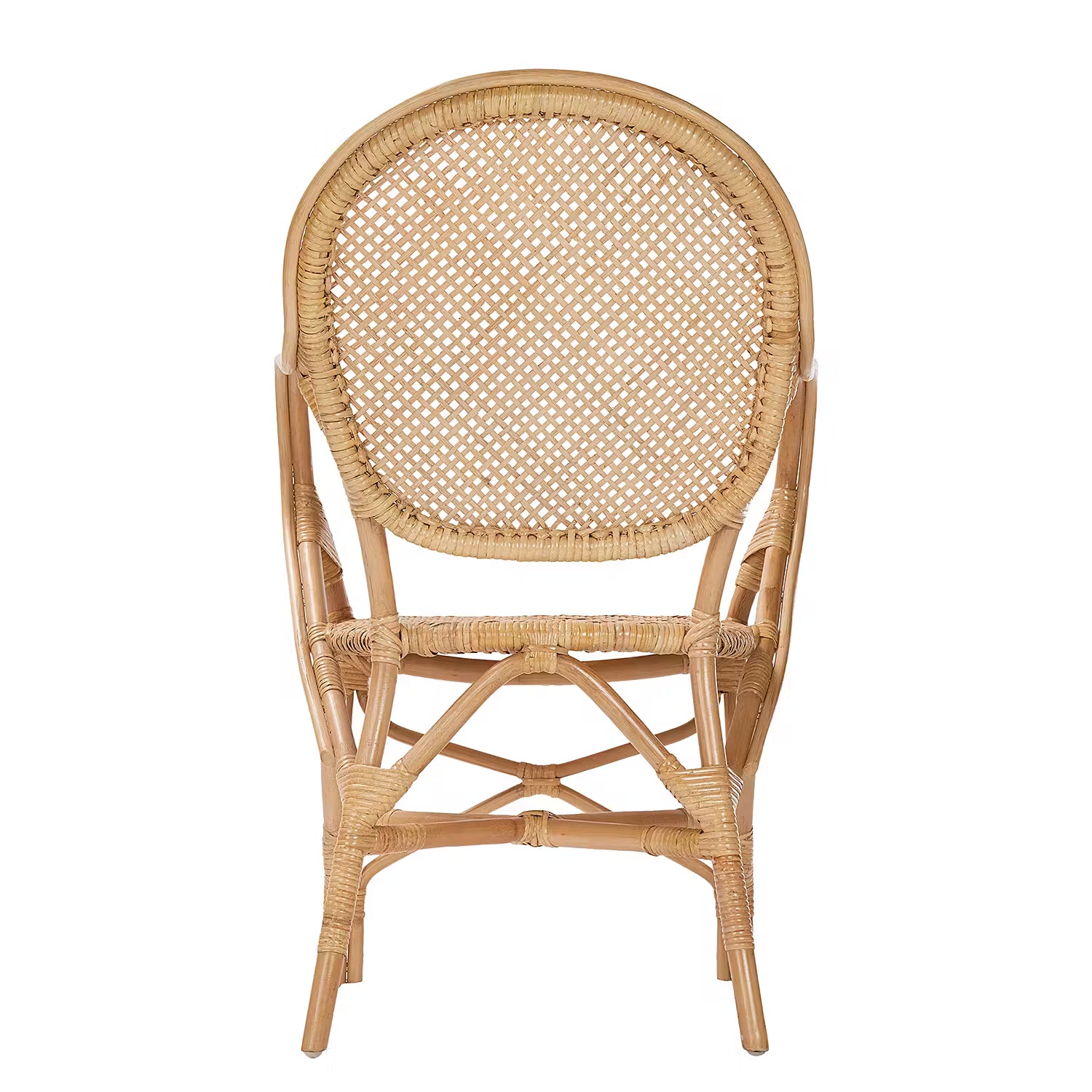 TOULOUSE Stuhl mit Armlehnen - Rattan - Natur