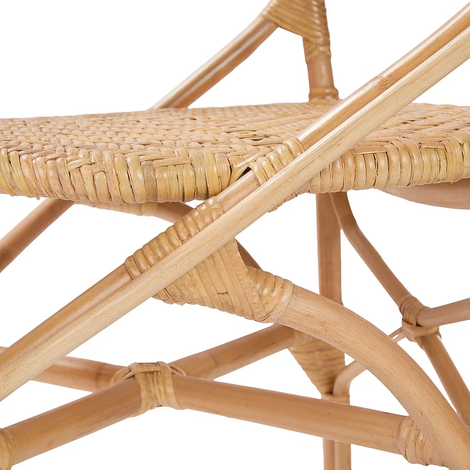 TOULOUSE Stuhl mit Armlehnen - Rattan - Natur