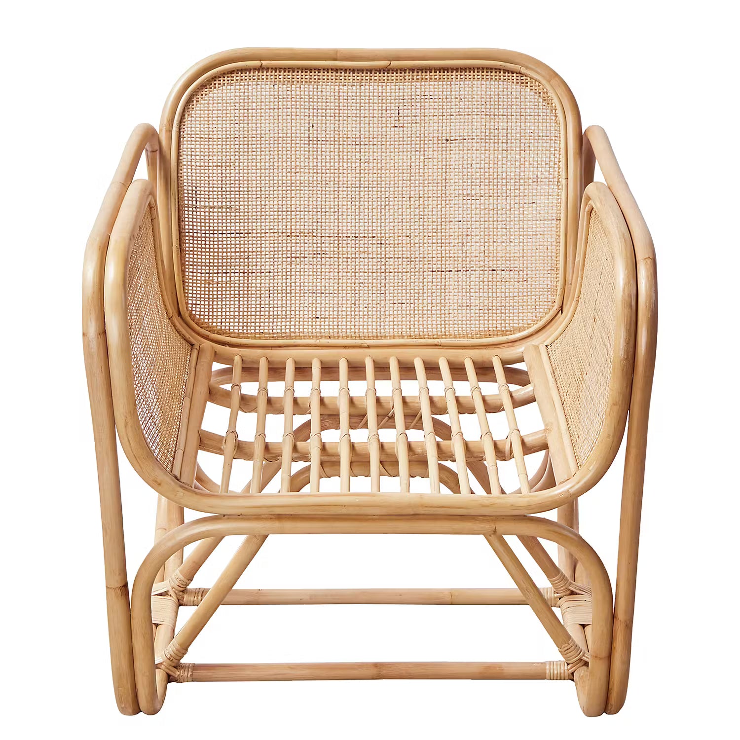 BEYOND BALI Sessel mit Sitzkissen - Rattan / Polyester - Natur