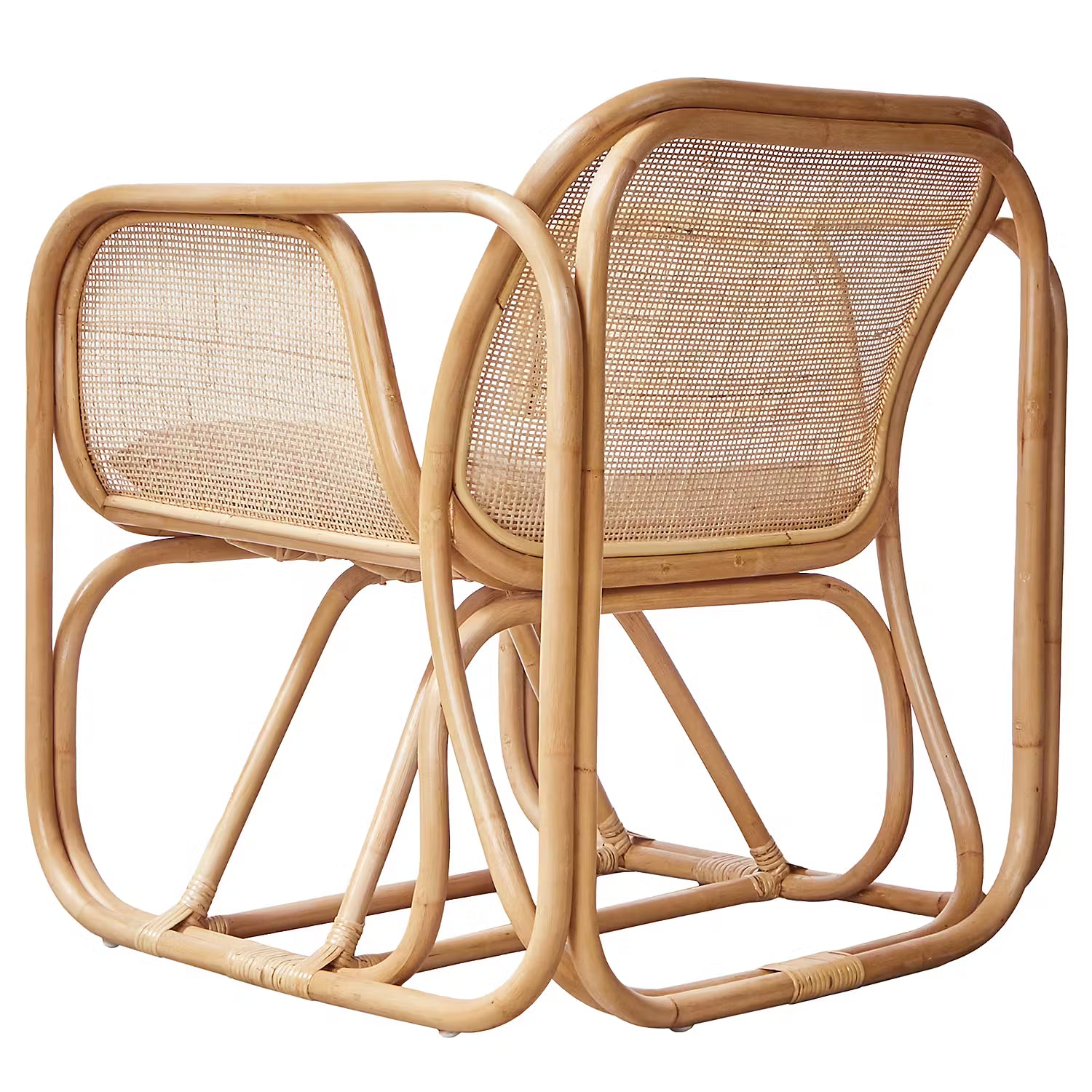 BEYOND BALI Sessel mit Sitzkissen - Rattan / Polyester - Natur