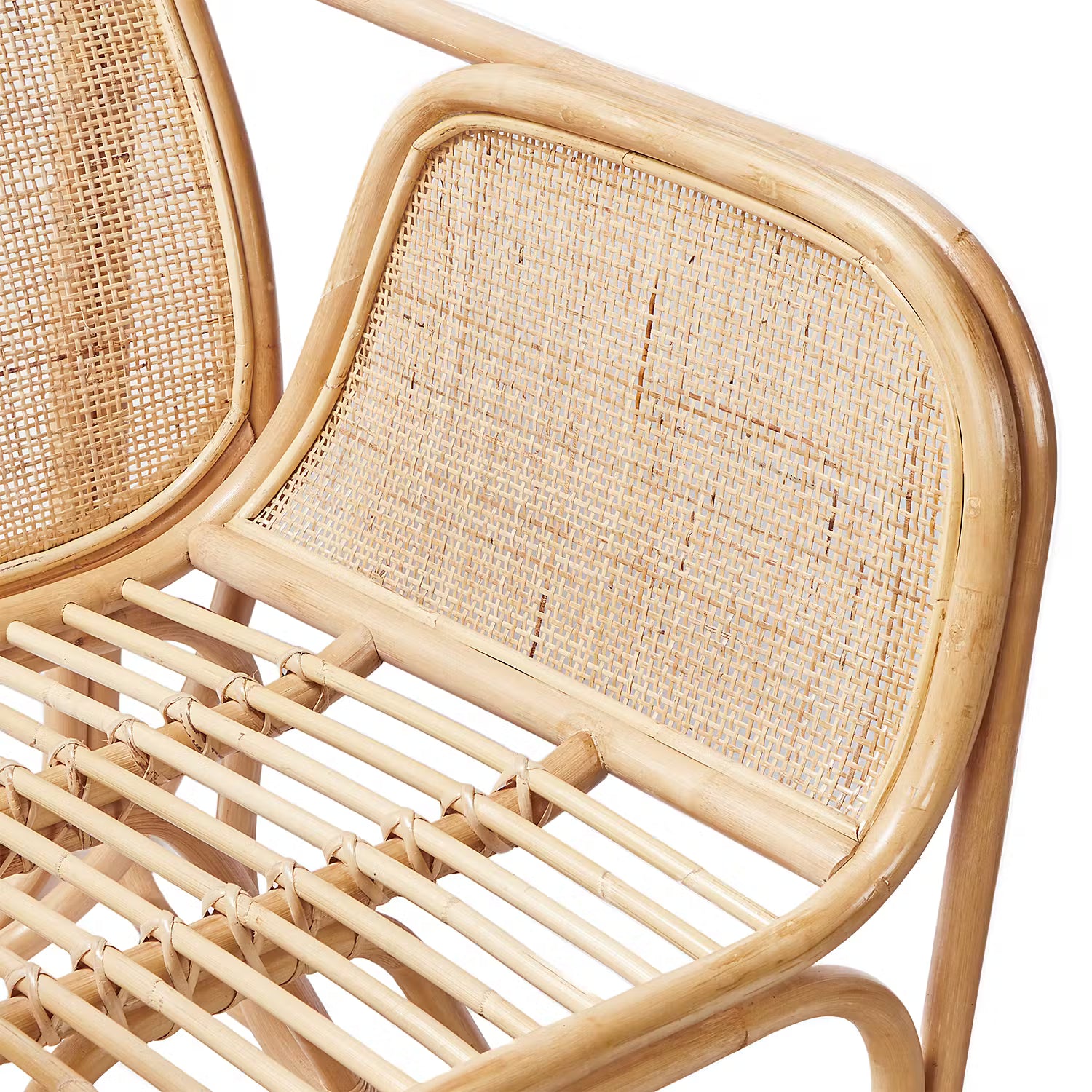 BEYOND BALI Sessel mit Sitzkissen - Rattan / Polyester - Natur