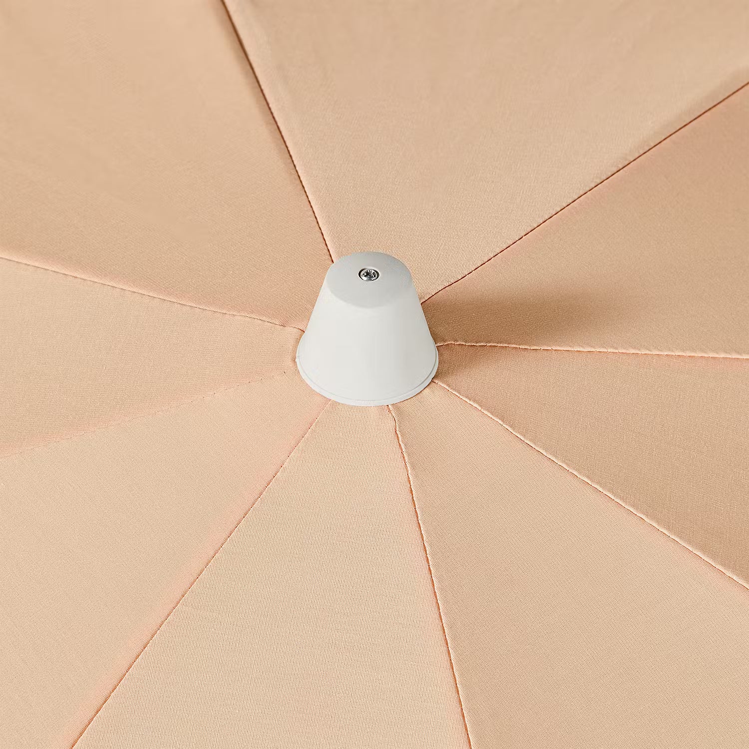 LA VACANZA Sonnenschirm - Buchenholz / Polyester / Baumwolle - Apricot
