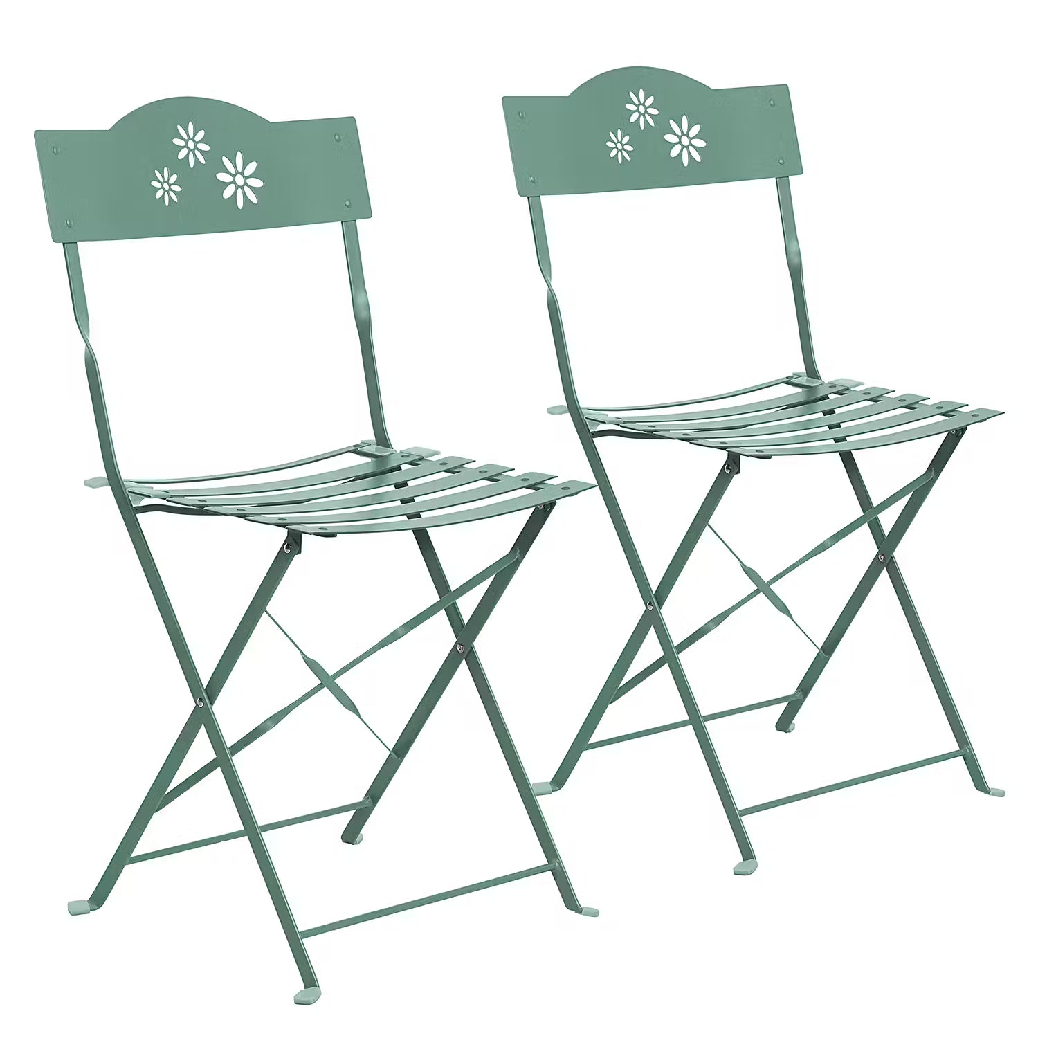 DAISY JANE Gartenstuhl 2er-Set - Eisen - Mint