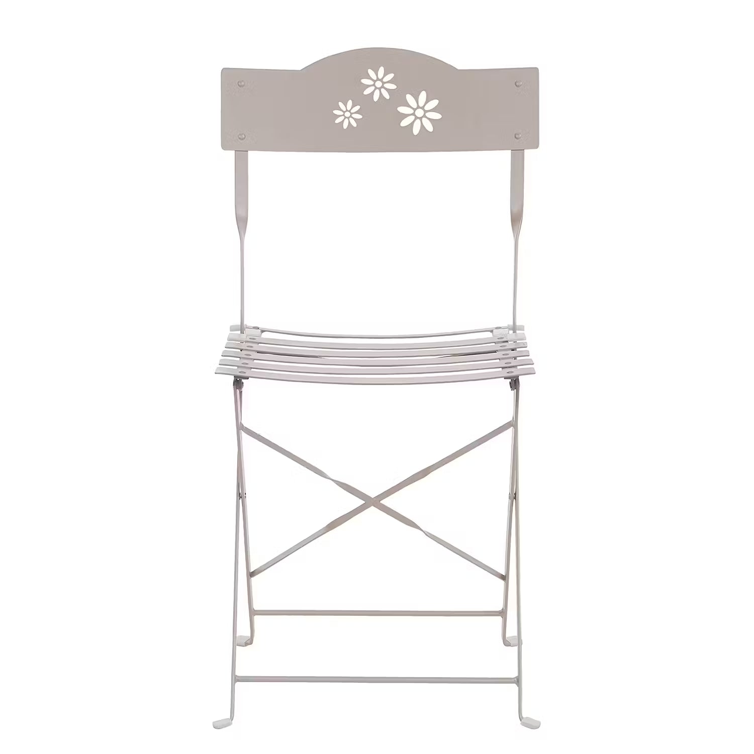 DAISY JANE Gartenstuhl 2er-Set - Eisen - Beige