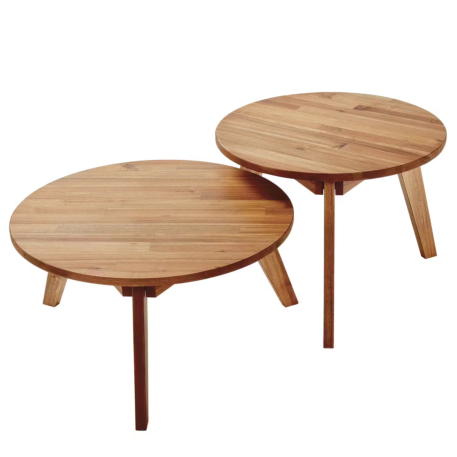 ROPE ISLAND Beistelltisch-Set 2-tlg. - FSC®-zertifiziertes Akazienholz - Natur
