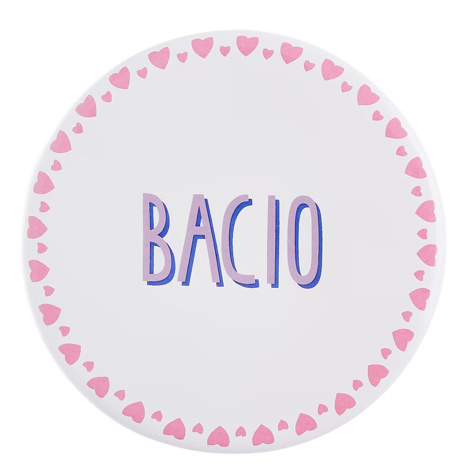 VACANZA Untersetzer Bacio 6er-Set - Porzellan / Kork - Bunt