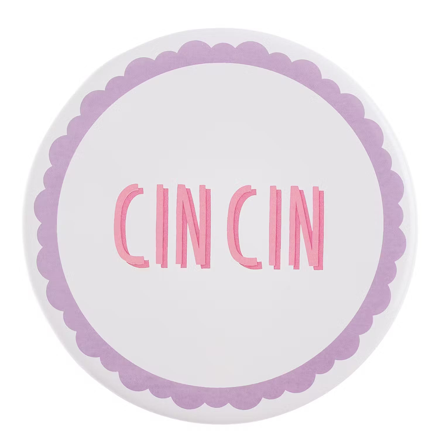 VACANZA Untersetzer Cin Cin 6er-Set - Porzellan / Kork - Bunt