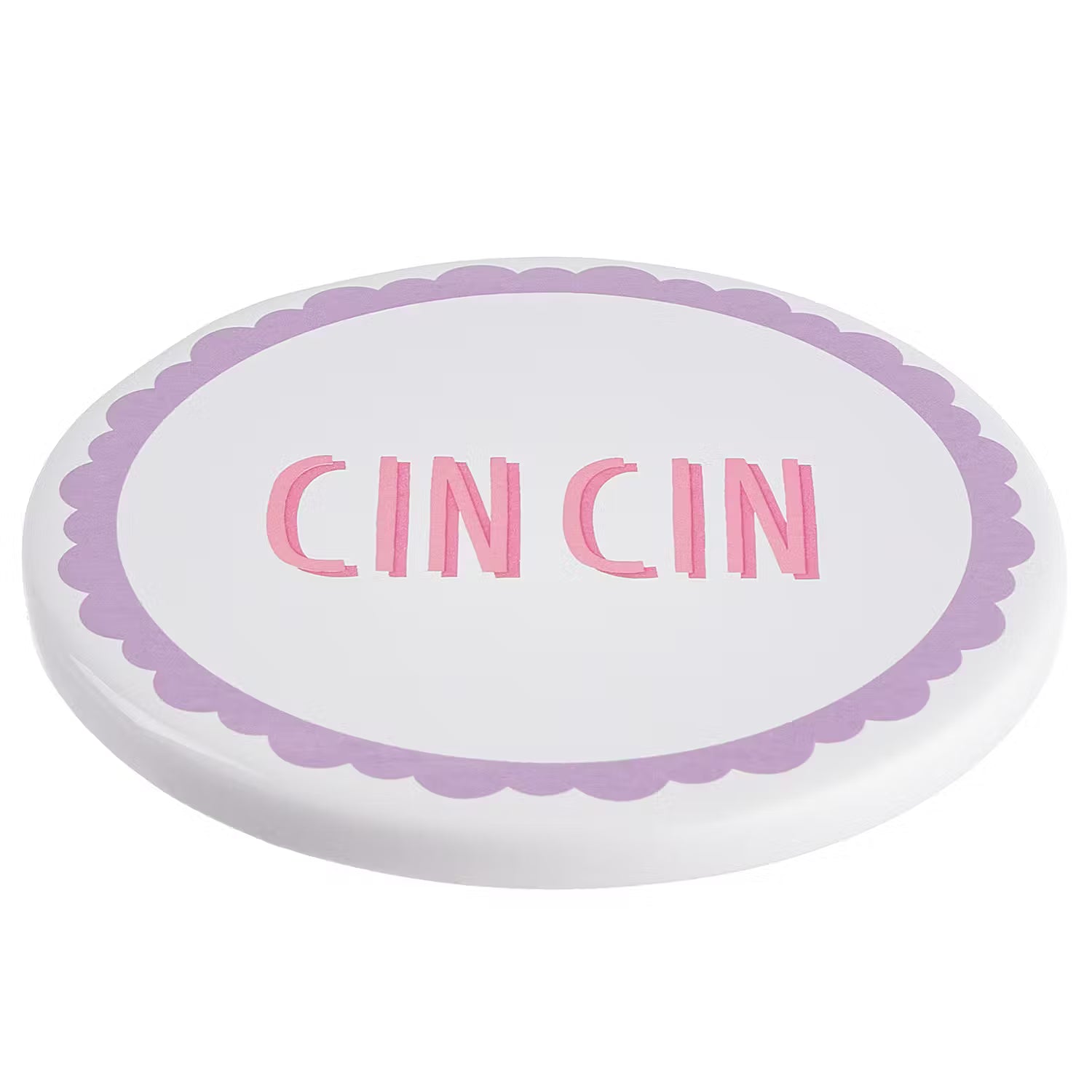VACANZA Untersetzer Cin Cin 6er-Set - Porzellan / Kork - Bunt