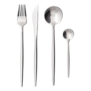 STILETTO Besteck-Set 4-tlg. - Edelstahl - Silber