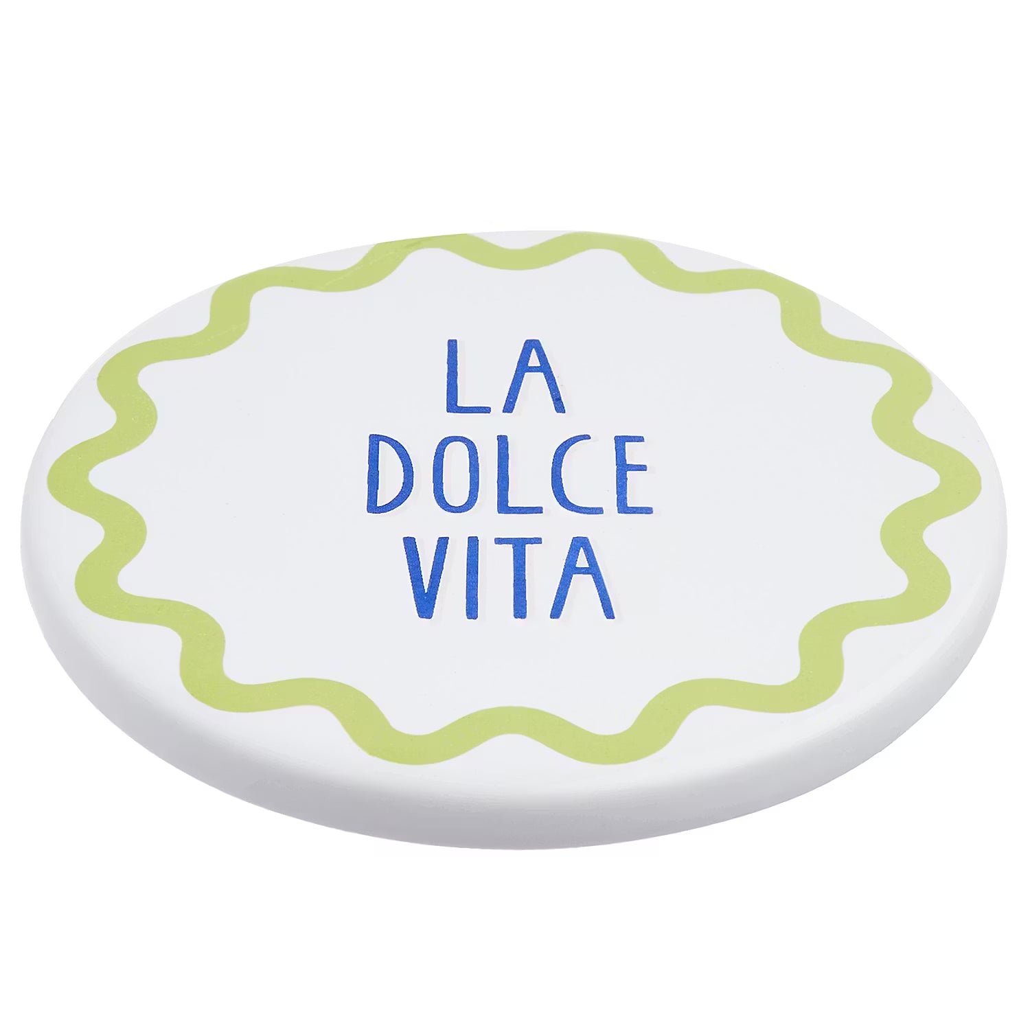 VACANZA Untersetzer Dolce Vita 6er-Set - Porzellan / Kork - Bunt