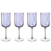 CHEERFUL Weinglas-Set 4er-Set - Glas - Blau